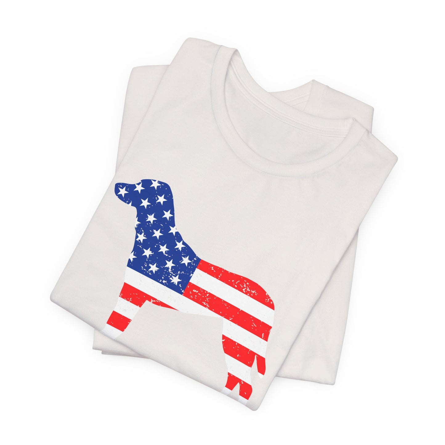 Patriotic Dog Lover Tee | Off Leash Freedom T-shirt, Dog Graphic Shirt, Fourth of July Gift, Casual Wear, Pet Lover Apparel - 13790