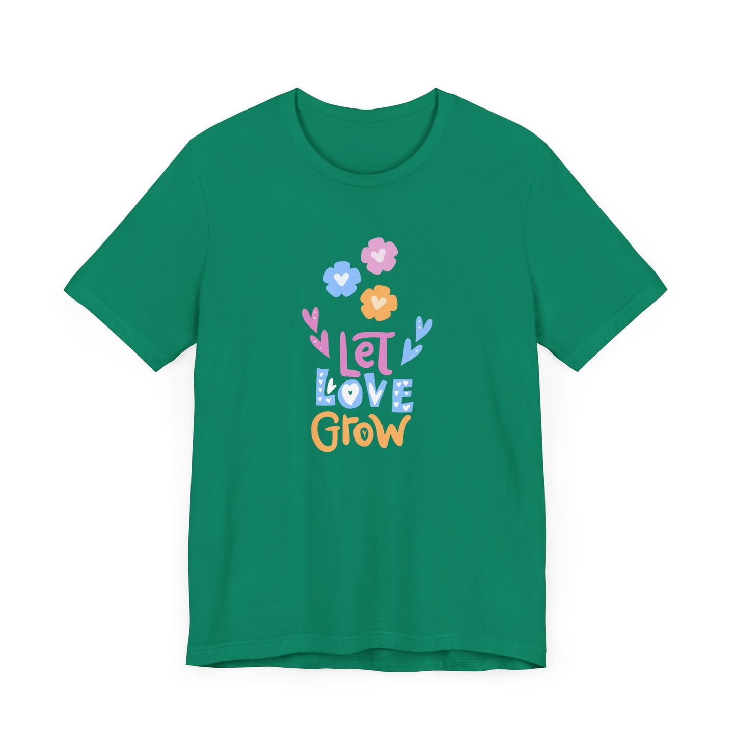 Let Love Grow - Unisex Jersey Short Sleeve Tee - 11402