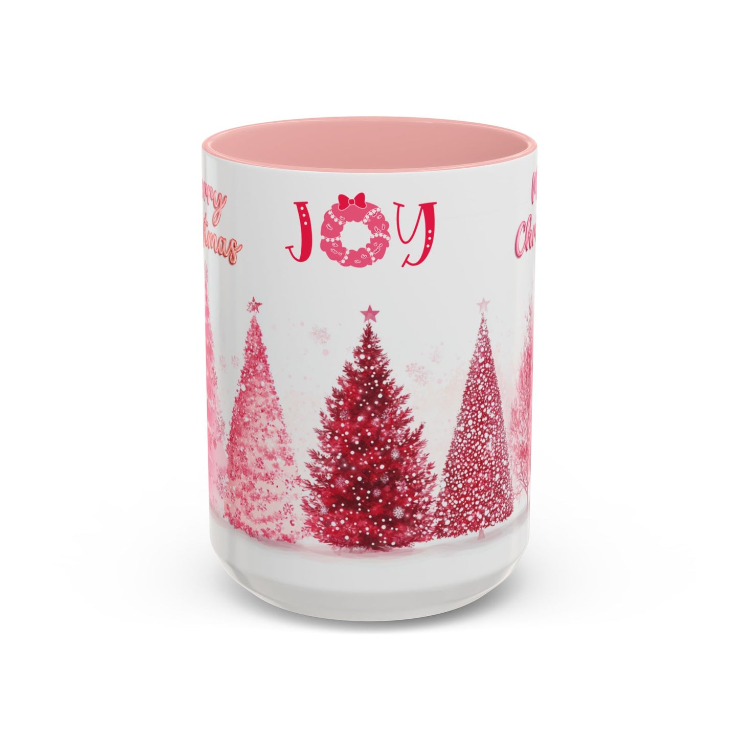 Pink Christmas - Accent Coffee Mug (11, 15oz)