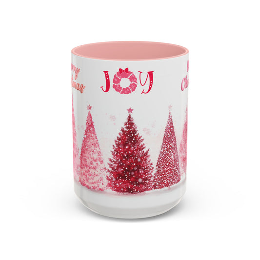 Pink Christmas - Accent Coffee Mug (11, 15oz)