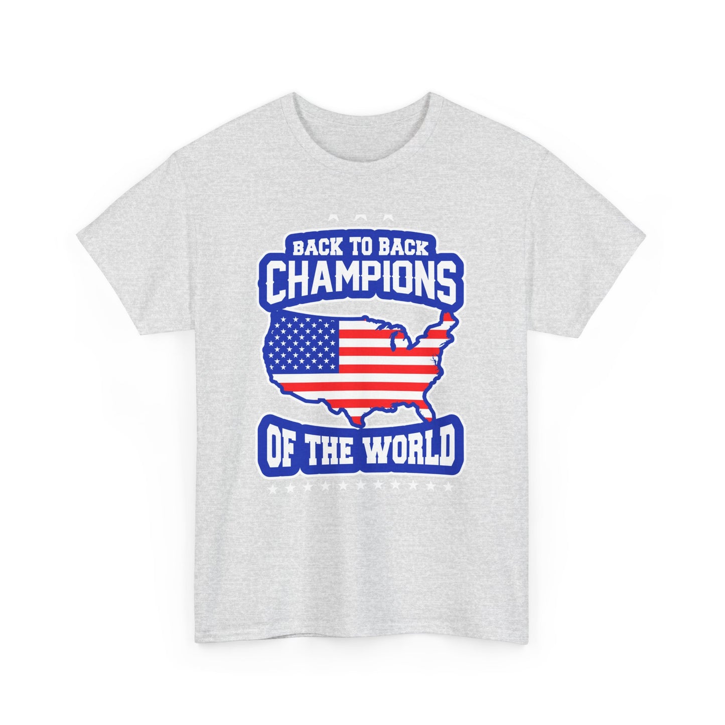 Back-to-Back Champions Unisex Tee | Perfect for Sports Fans, Casual Wear, Gifts, Fourth of July, BBQ Events - 13597