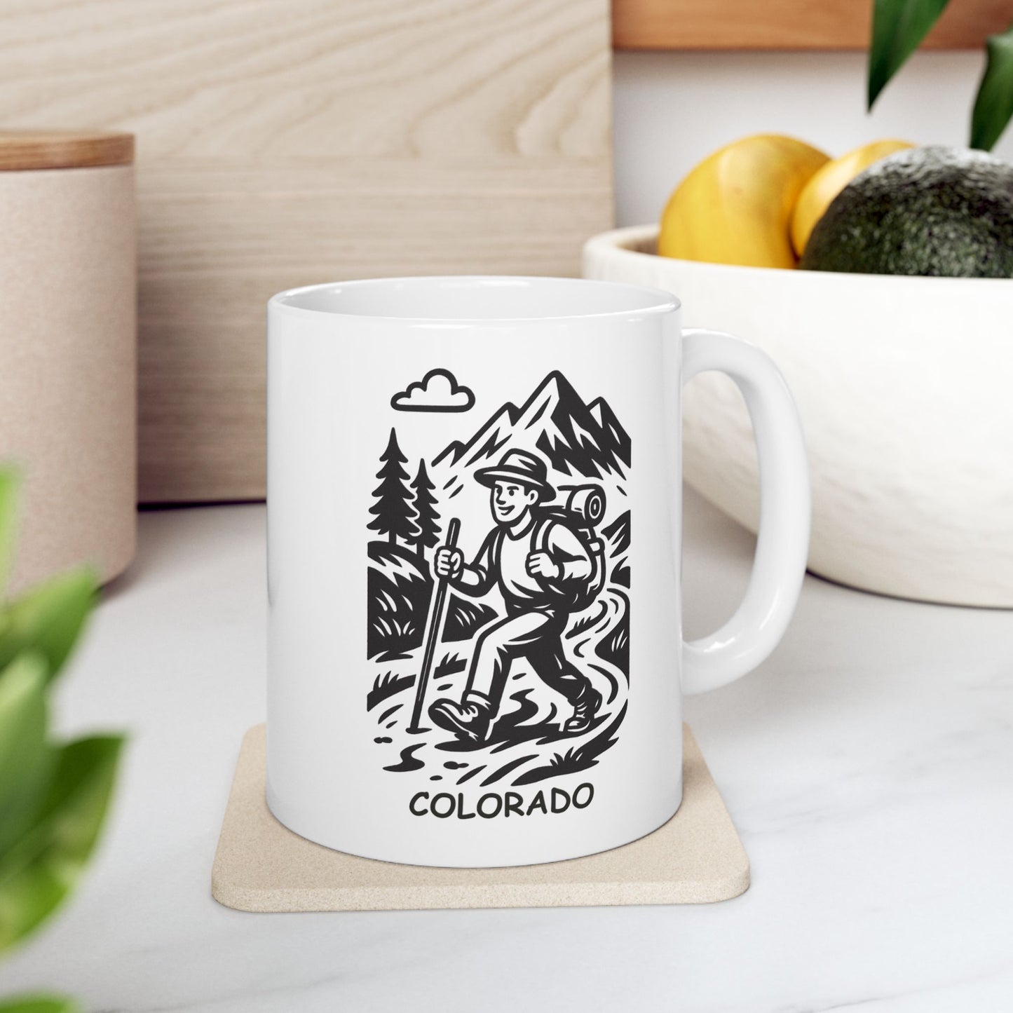 "In Colorado, we don’t need a reason to explore. We just go." Ceramic Mug - 13522