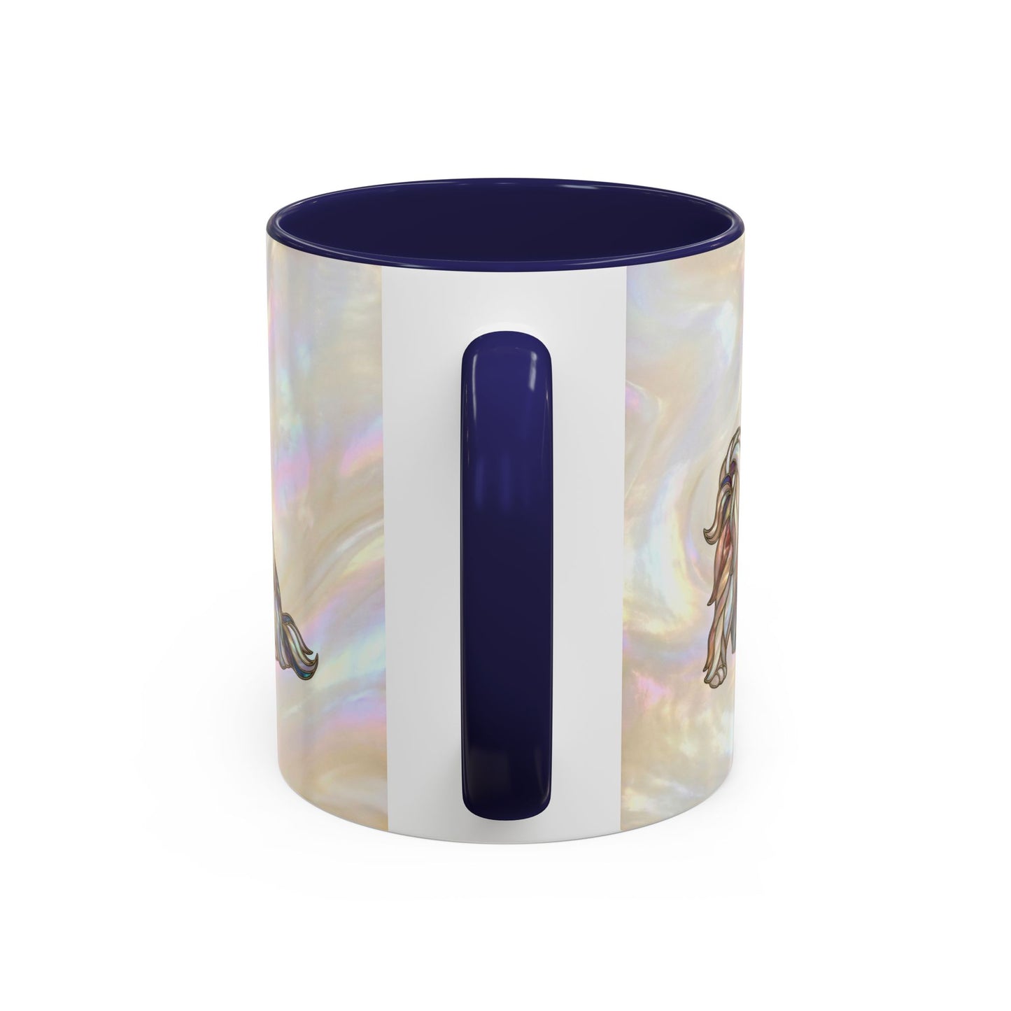 Shih Tzu Accent Coffee Mug – Stained Glass Design 11/15oz - 14647