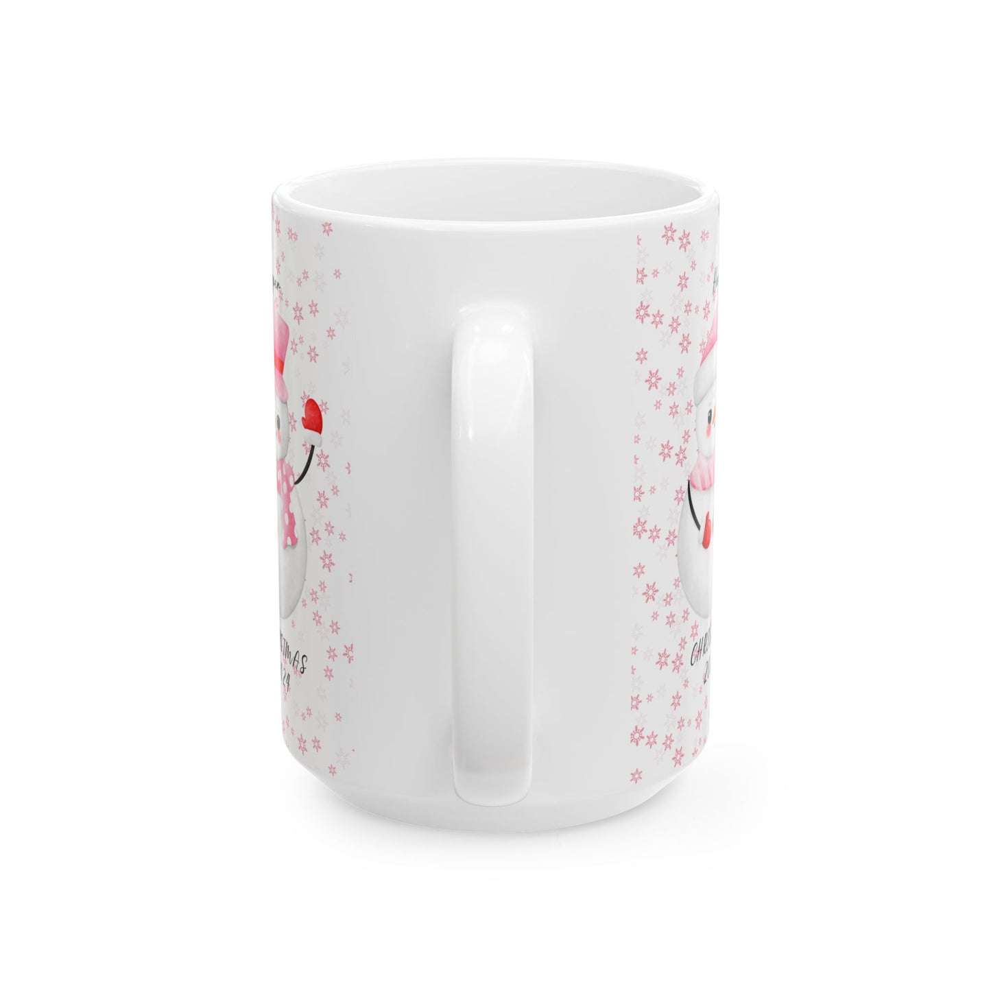 First Christmas, Baby Girl, Customizable - Ceramic Mug, (11oz, 15oz) - 10003