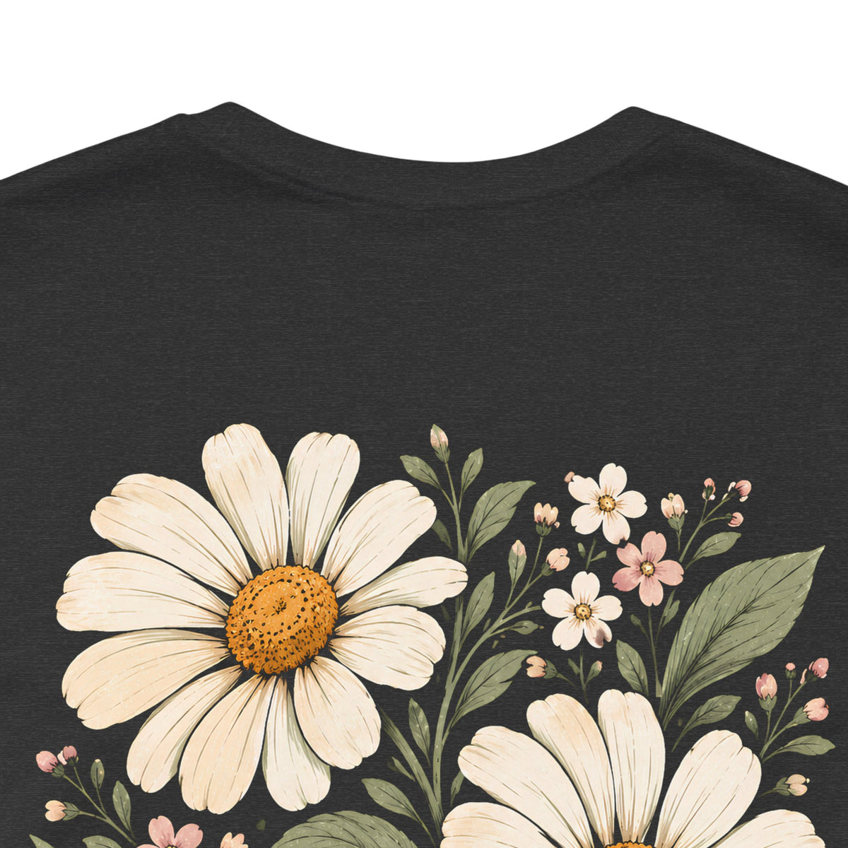 Daisy Garden T-Shirt, Vintage Floral Graphic Tee - 14985