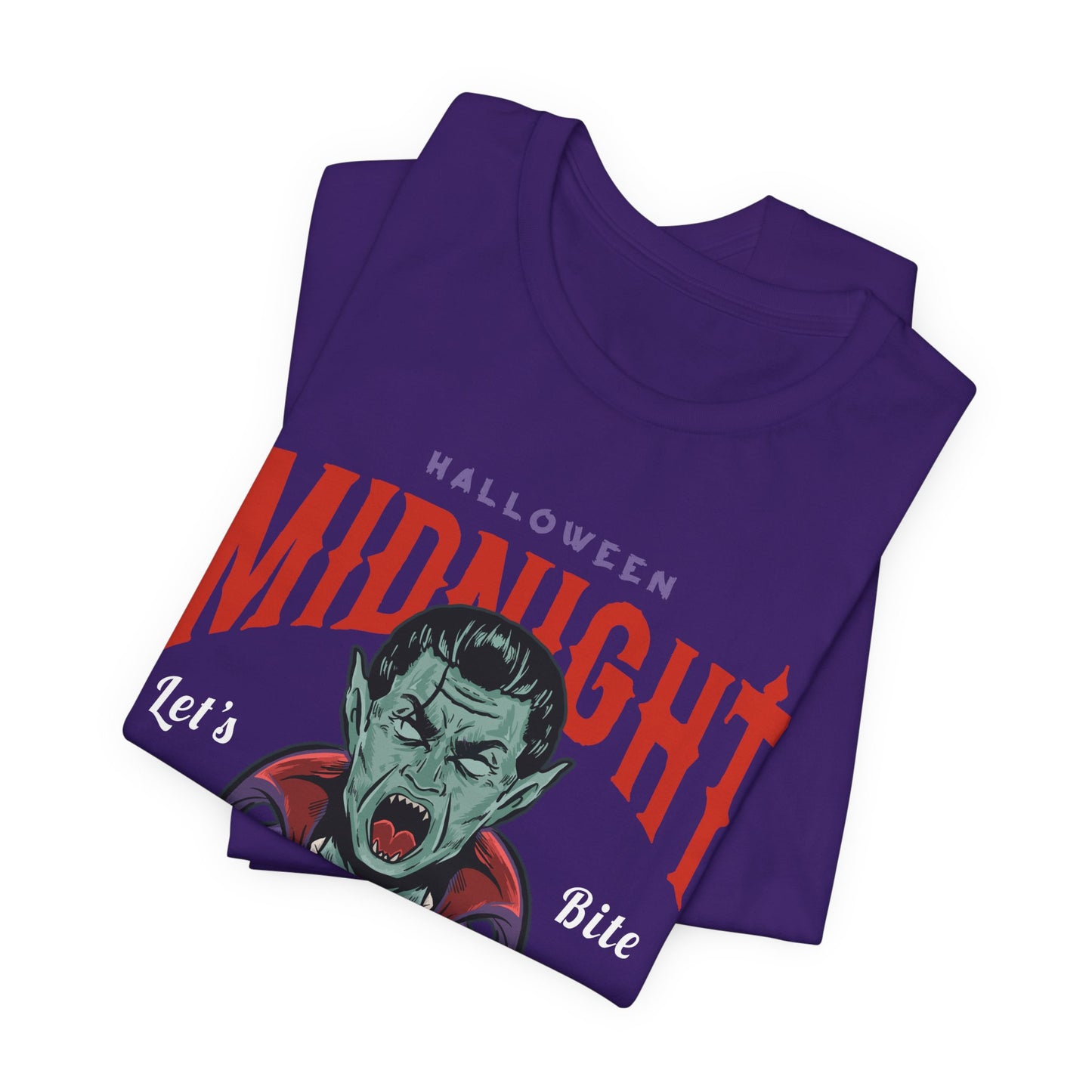 Halloween Midnight, Let's Bite Vampire - Unisex Jersey Short Sleeve Tee - 12937