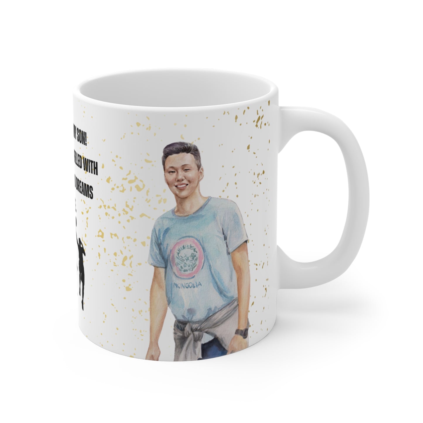 Happy Birthday to My Son, Customizable -  Mug 11oz