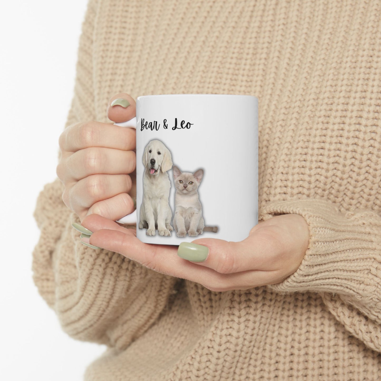 Custom Dog Ceramic Mug | 11oz & 15oz - 14174