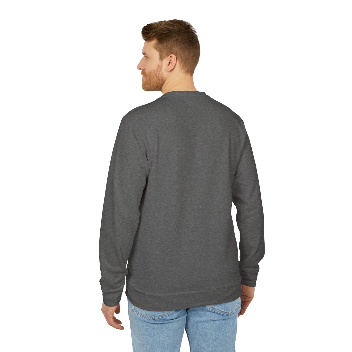 Camping: Social Distance - Adidas Unisex Fleece Crewneck Sweatshirt - 10735