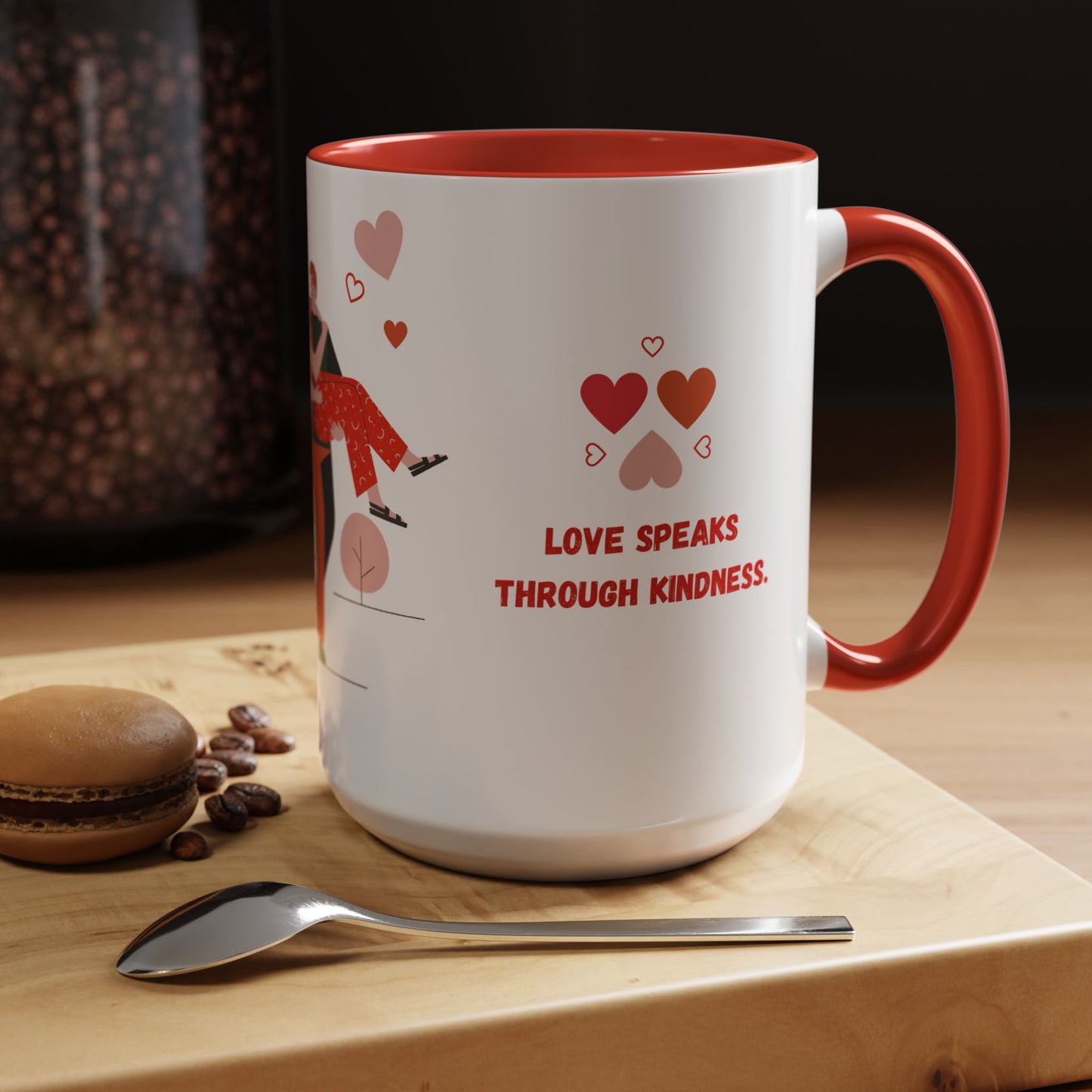 Love Shines, Even Unseen - Accent Coffee Mug (11, 15oz) - 11561