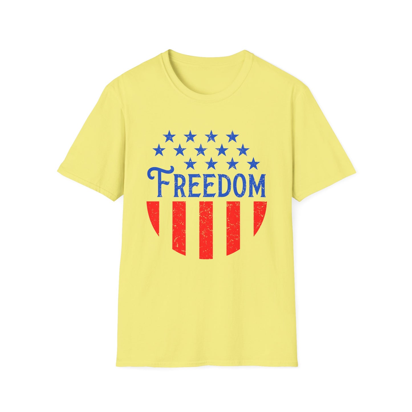 American Freedom Unisex T-Shirt - Patriot Tee, July 4th Celebration, Memorial Day Outfit, Independence Day Gift, Vintage Style Shirt - 13734