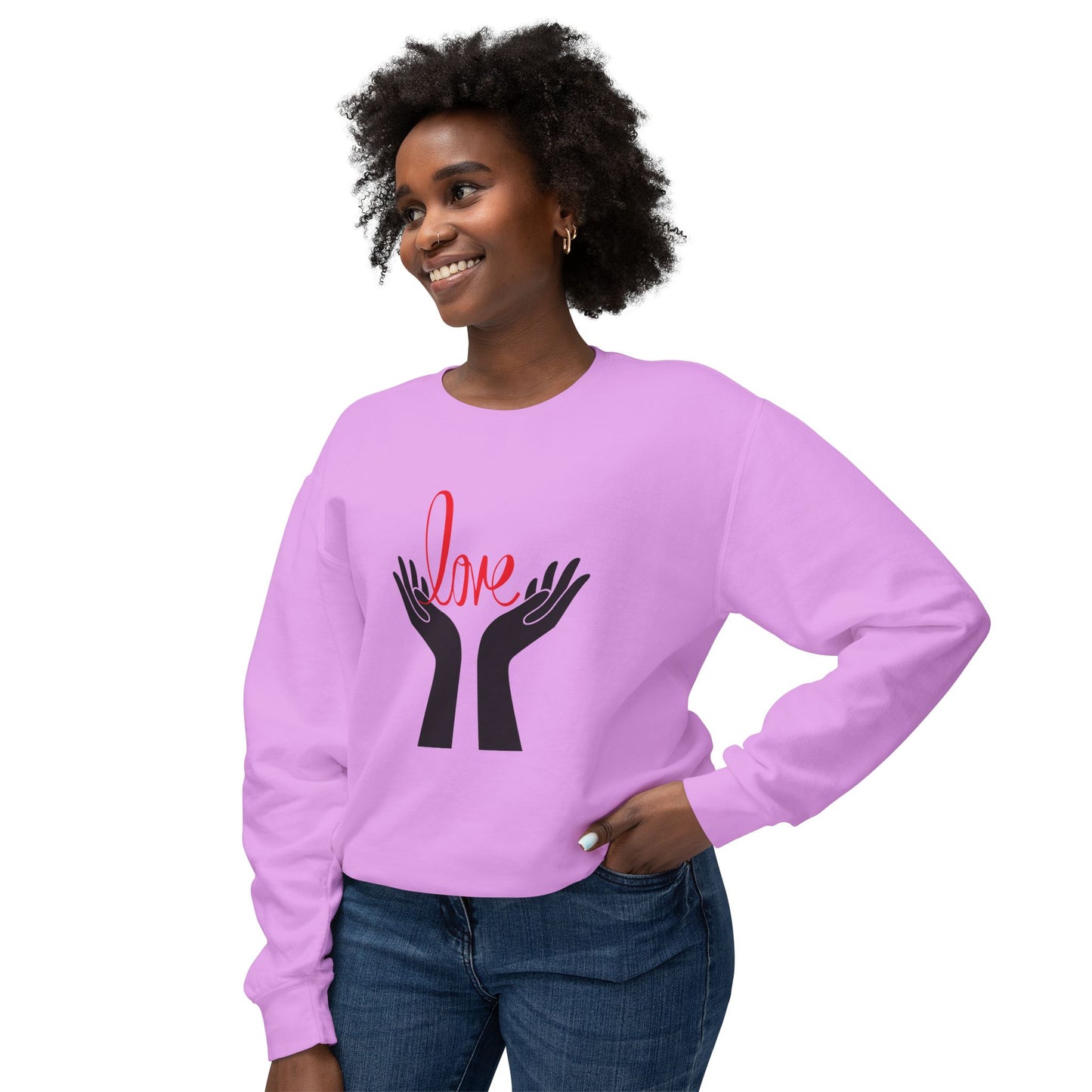 Love - Unisex Lightweight Crewneck Sweatshirt - 11348