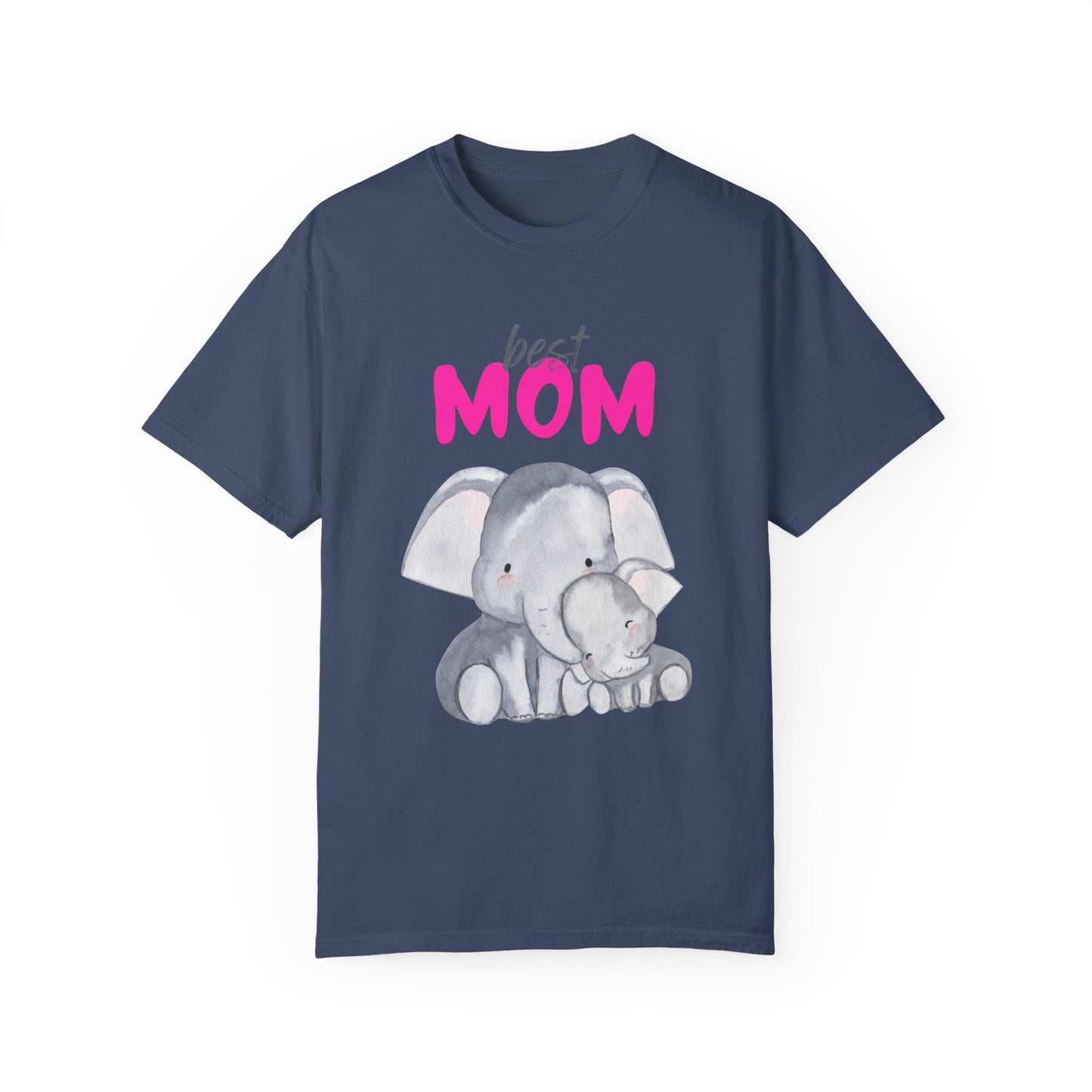 Best Mom Elephant Graphic T-Shirt for Mother's Day - 11820