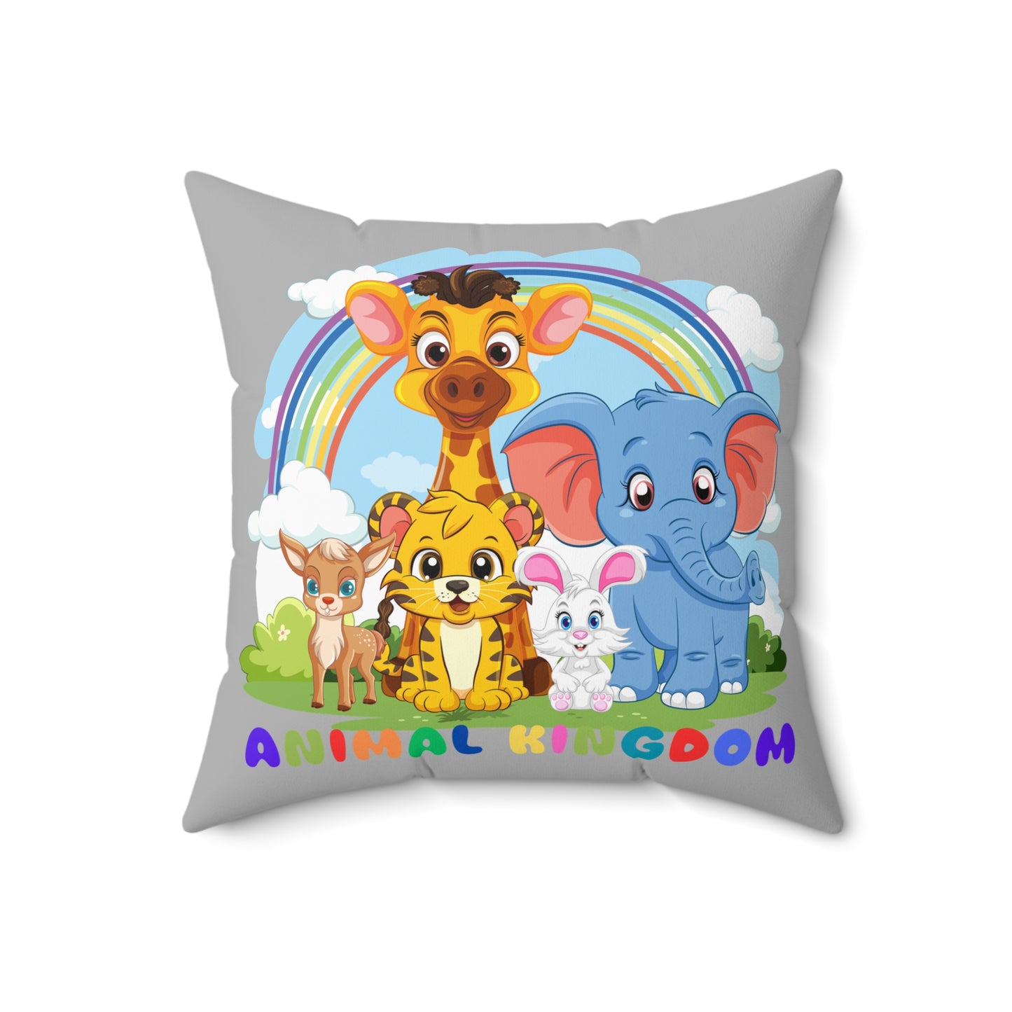 Animal Kingdom - Spun Polyester Square Pillow