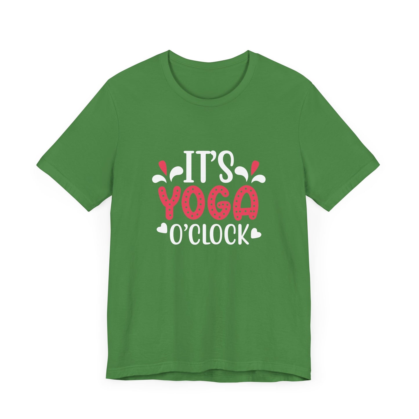 It's Yoga O'clock - Unisex Jersey Short Sleeve Tee - 12409