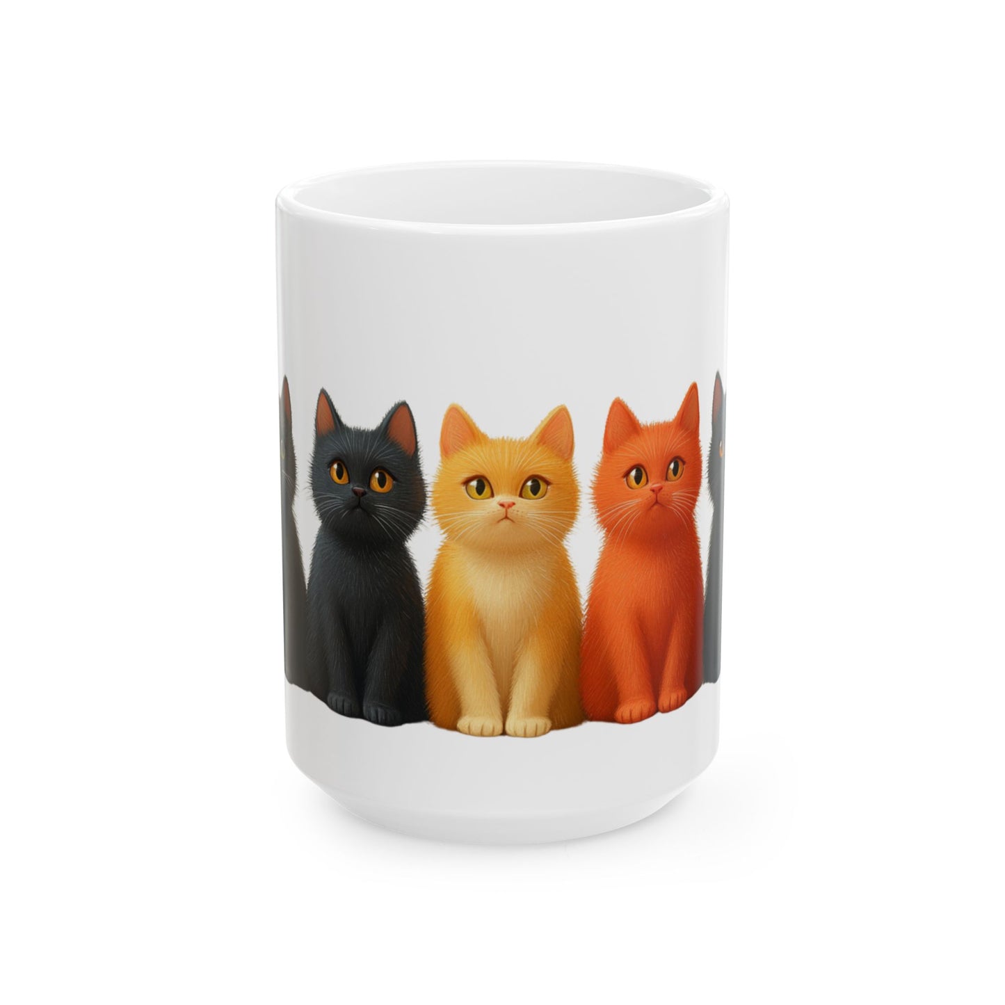Cute Kittens - Ceramic Mug, (11oz, 15oz) - 11194