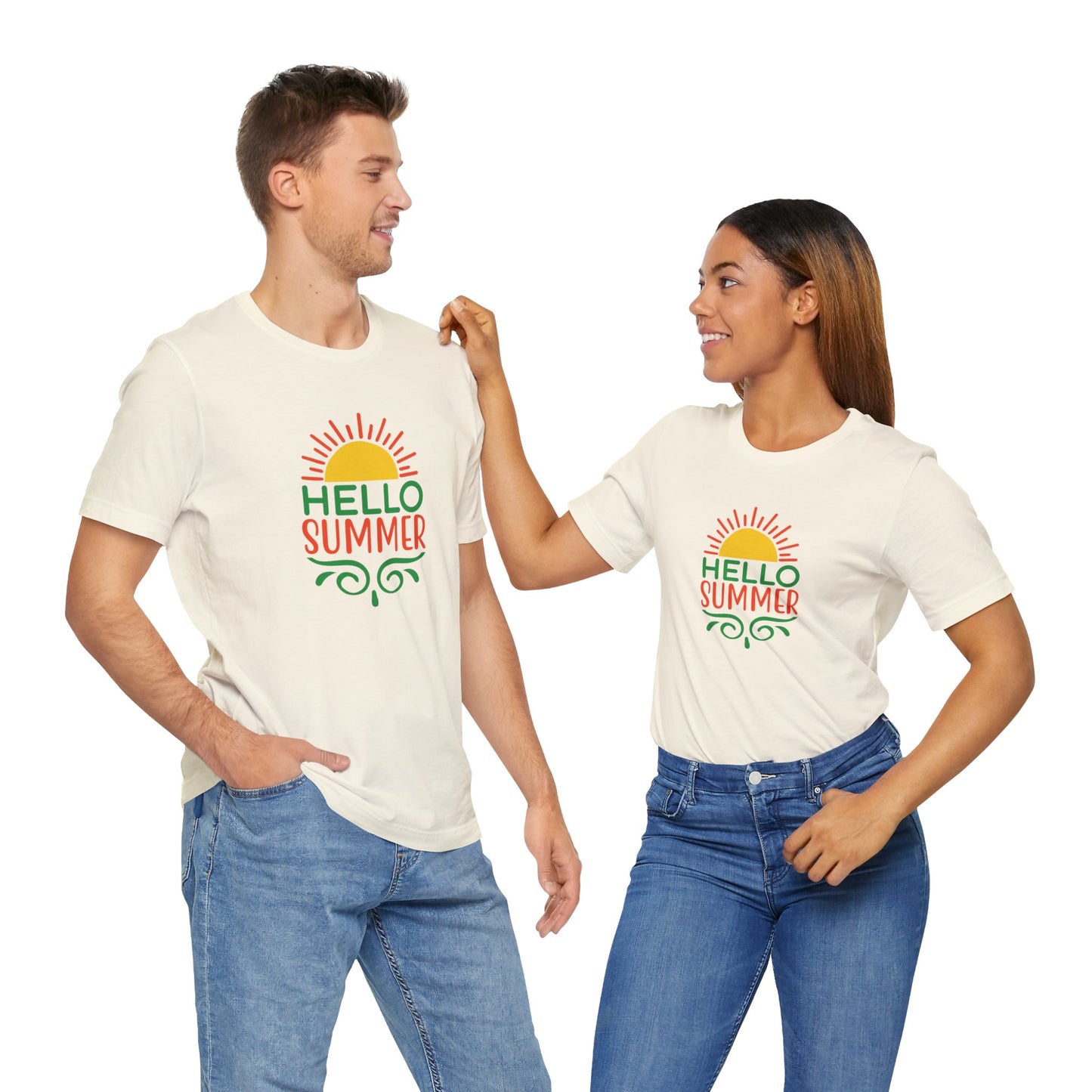 Hello Summer - Unisex Jersey Short Sleeve Tee