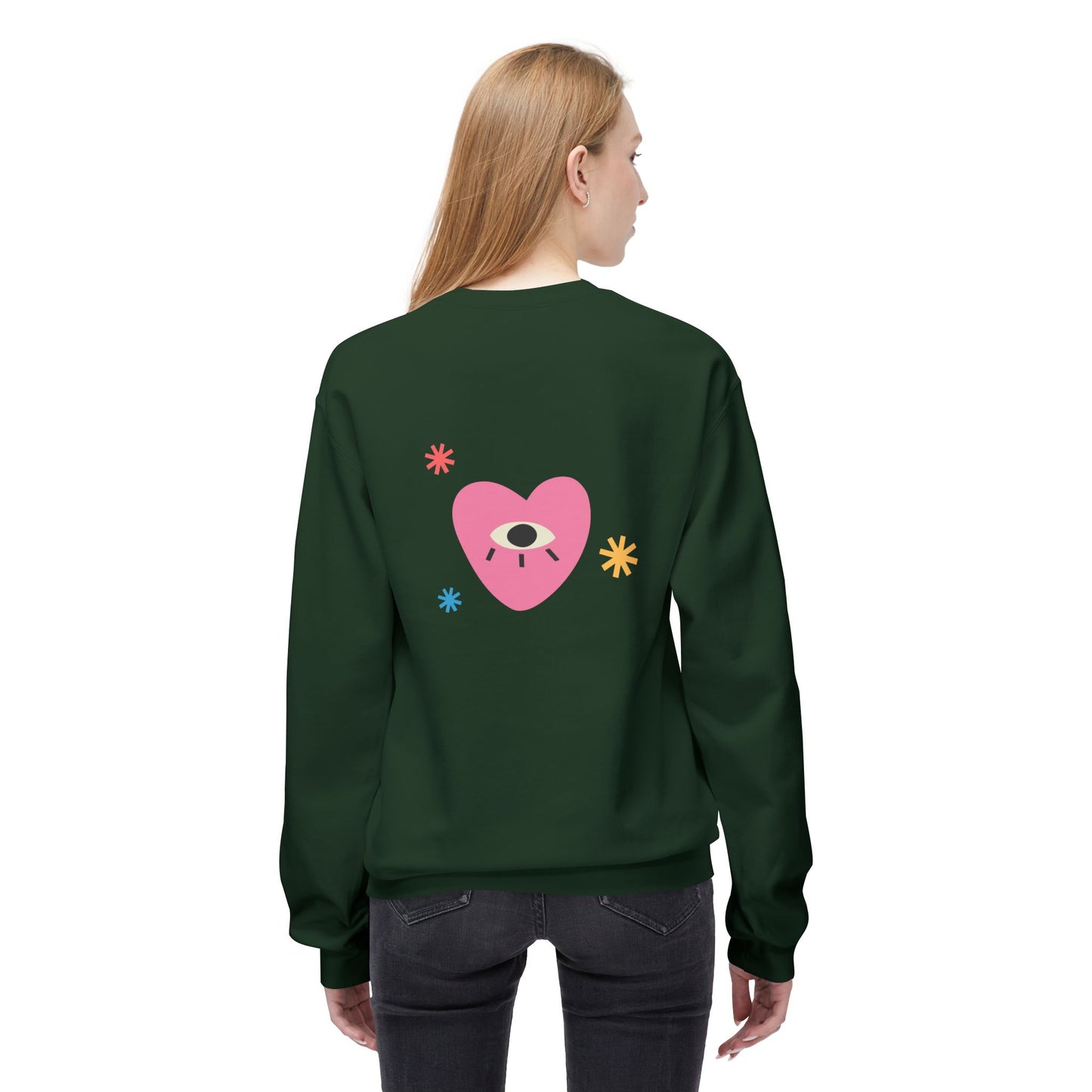 Love - Unisex Midweight Softstyle Fleece Crewneck Sweatshirt - 11624