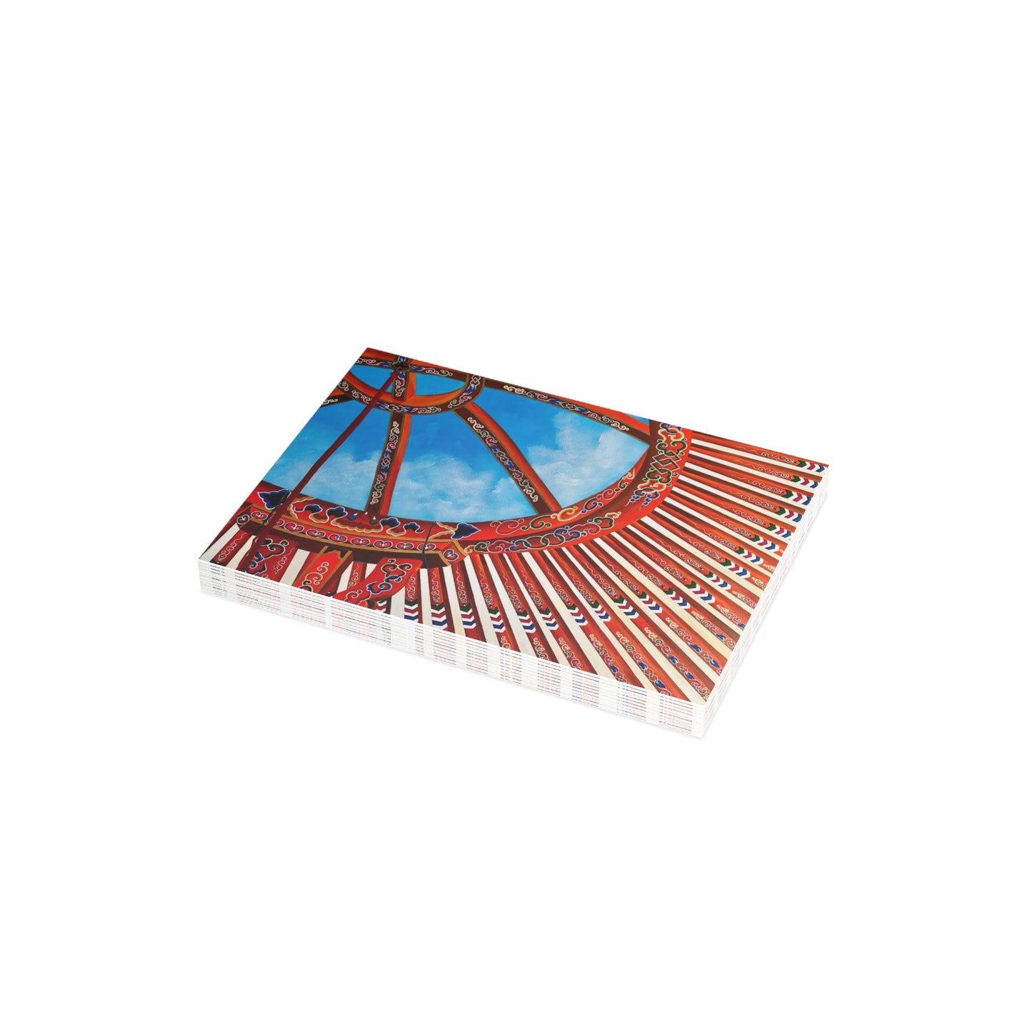 Mongol Yurt Top - Postcard Bundles (envelopes included)