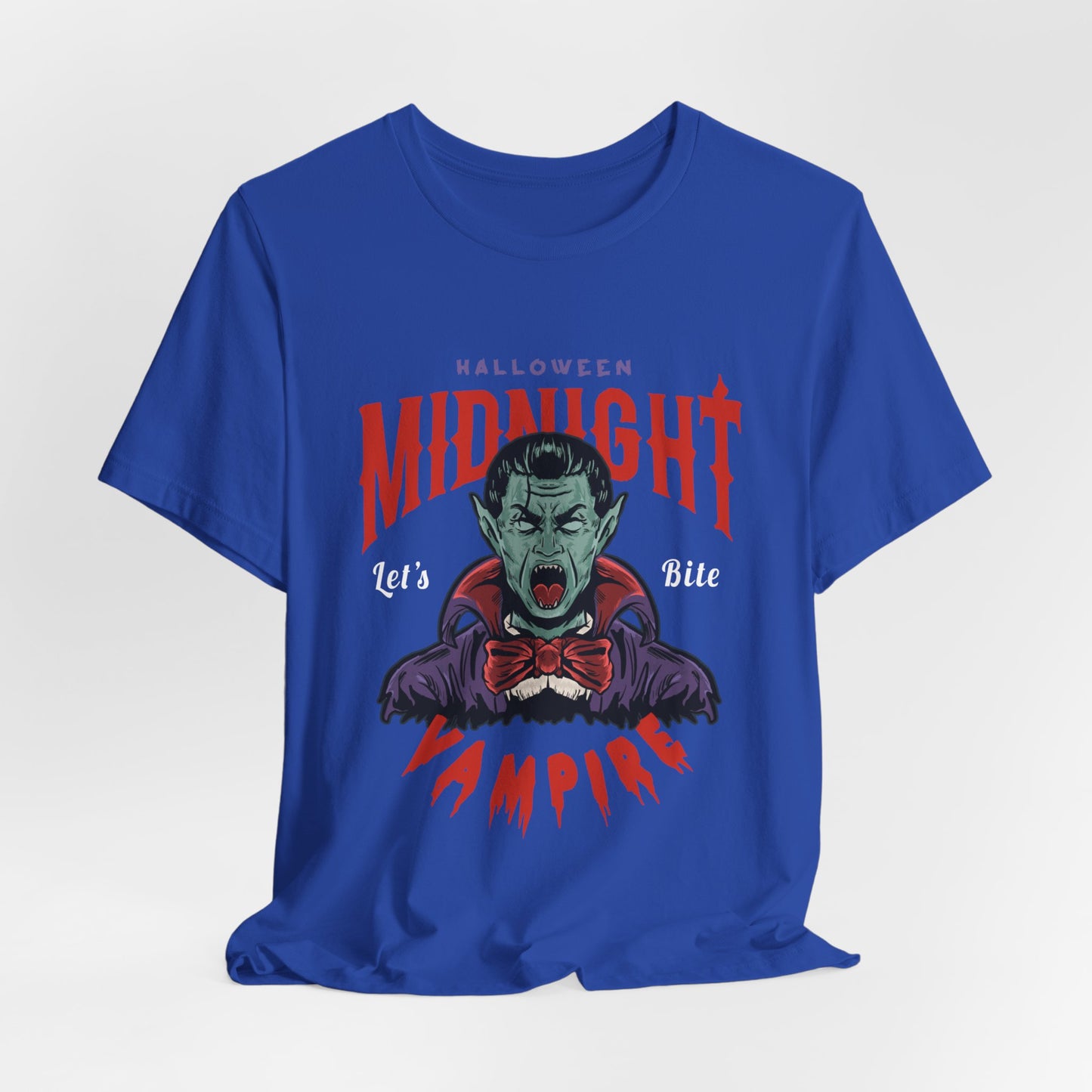 Halloween Midnight, Let's Bite Vampire - Unisex Jersey Short Sleeve Tee