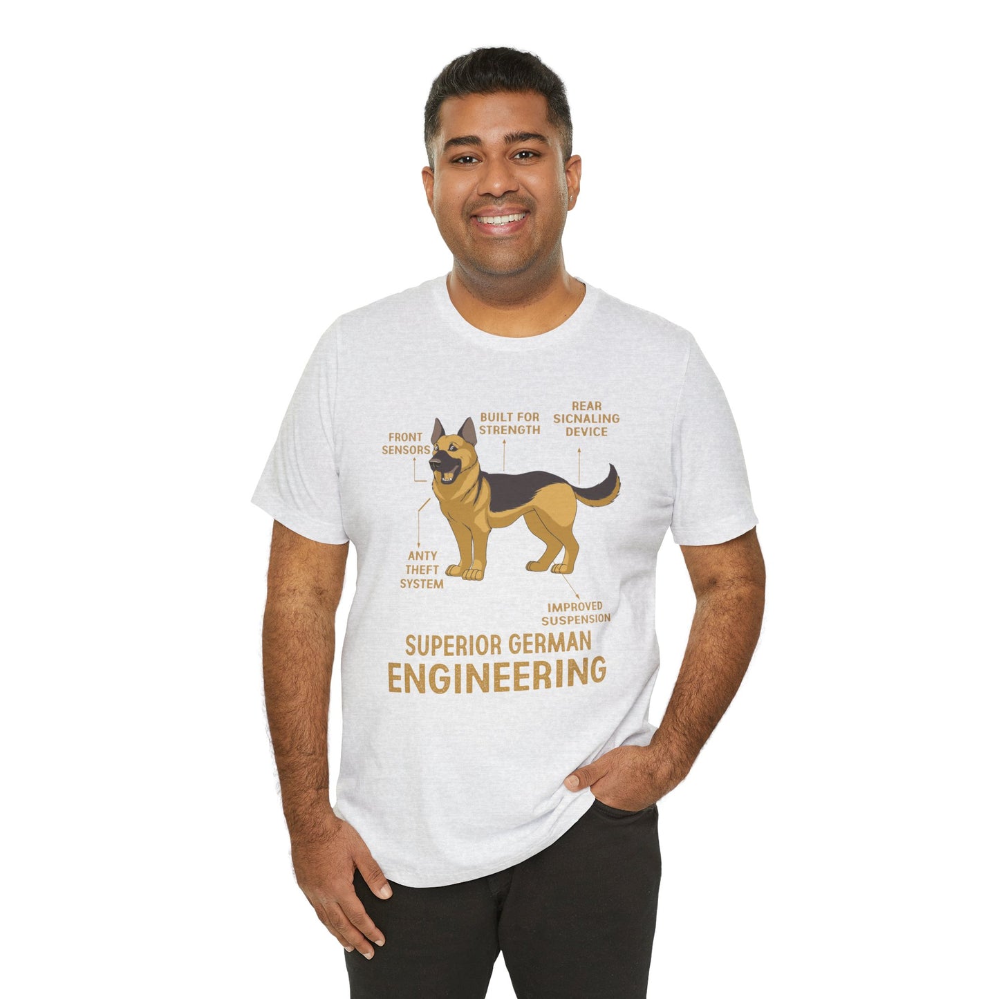 Engineer: Superior German Engineering - Unisex Jersey Short Sleeve Tee