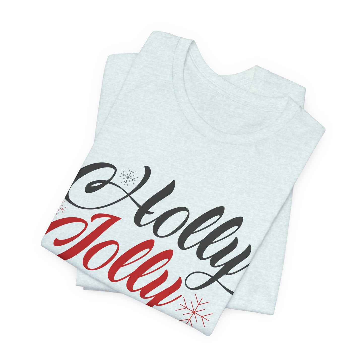 Christmas: Hollly Jolly - Unisex Jersey Short Sleeve Tee