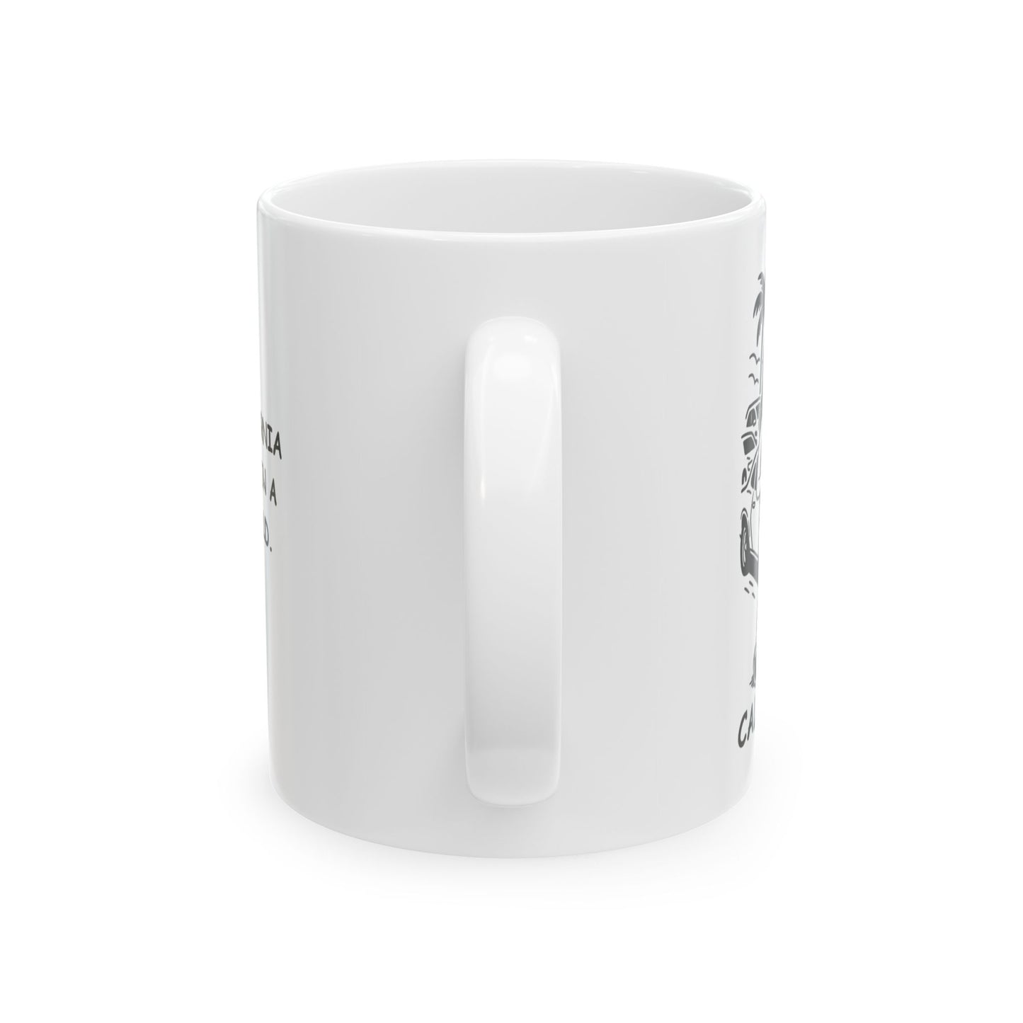 "Just a California girl, living in a traffic world." Ceramic Mug - 12730