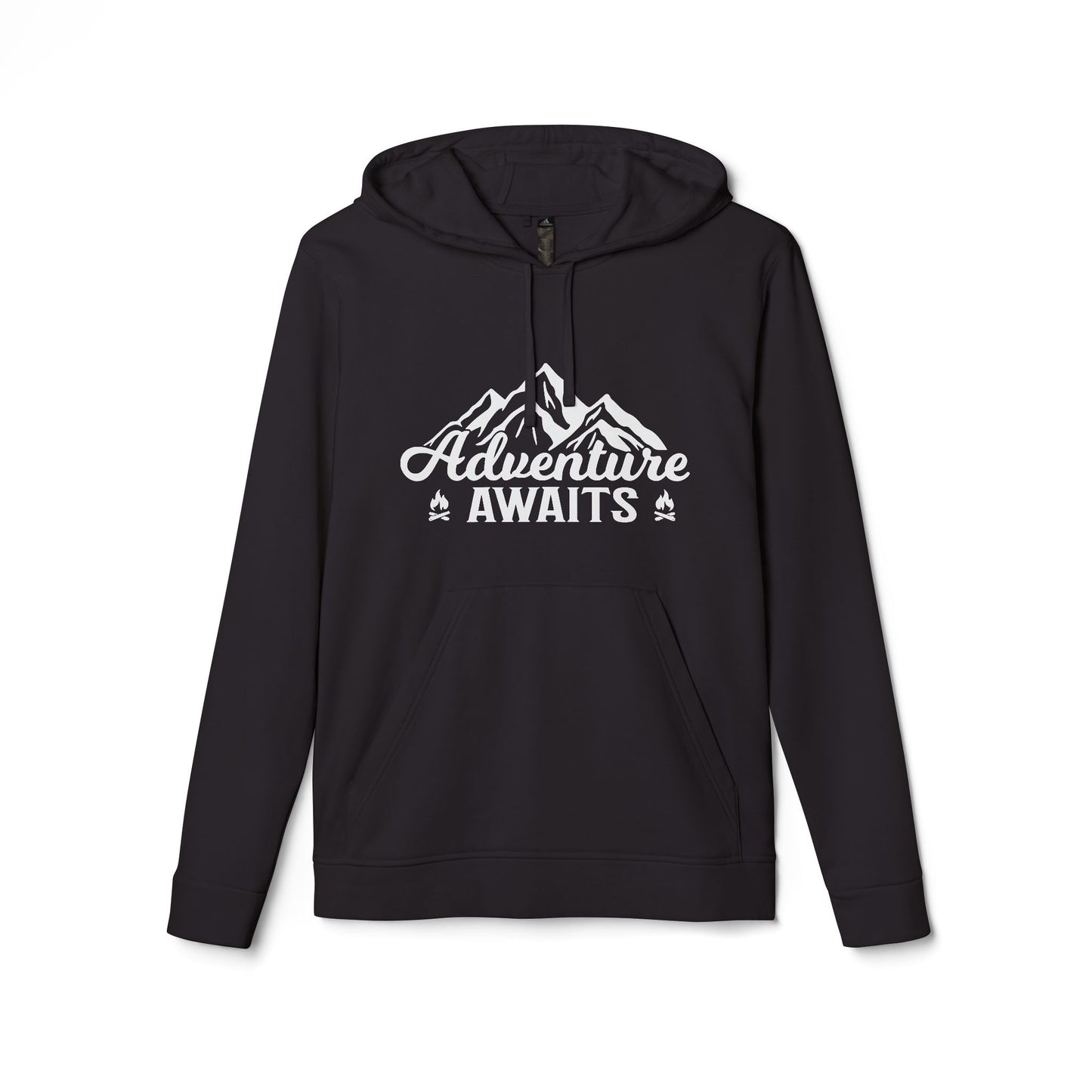 Camping: Adventure Awaits - Adidas Unisex Fleece Hoodie