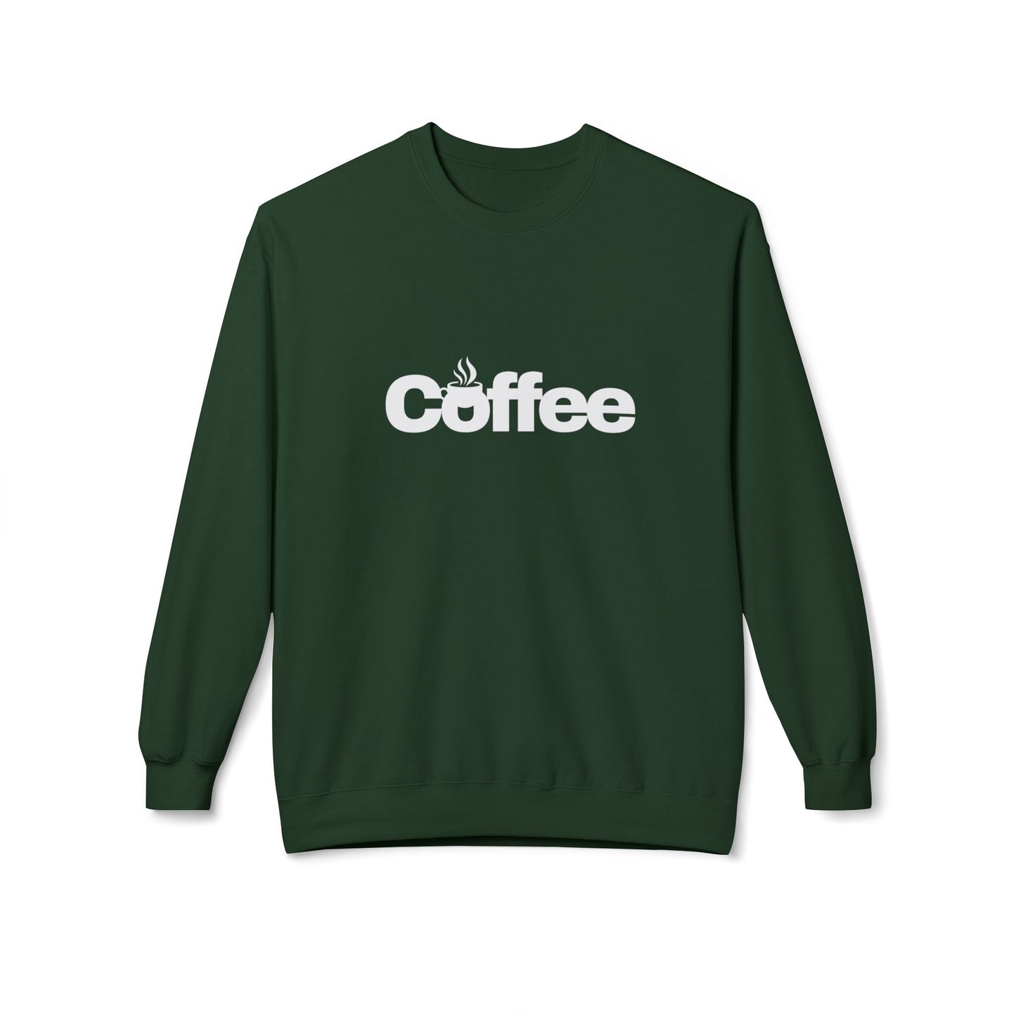 Coffee - Unisex Midweight Softstyle Fleece Crewneck Sweatshirt - 11315