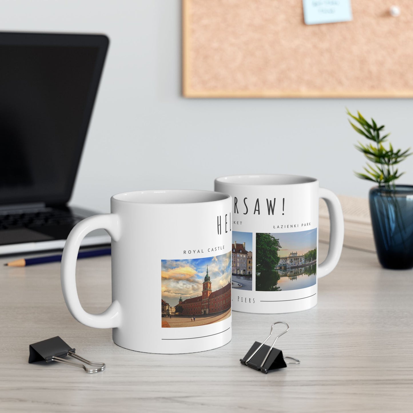 Hello Warsaw! Travel Ceramic Mug - 11oz & 15oz - 12092