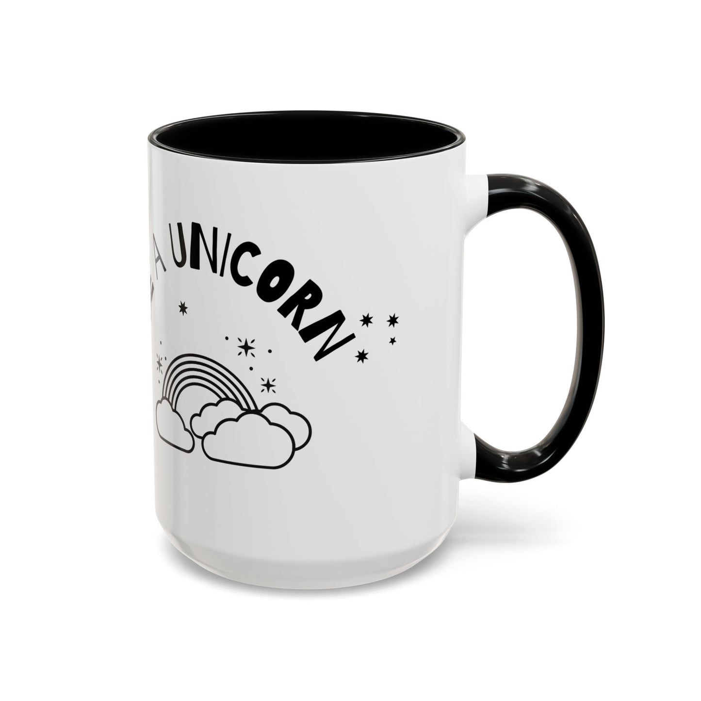 Normal is Boring, Be A Unicorn - Accent Coffee Mug (11, 15oz) - 11097