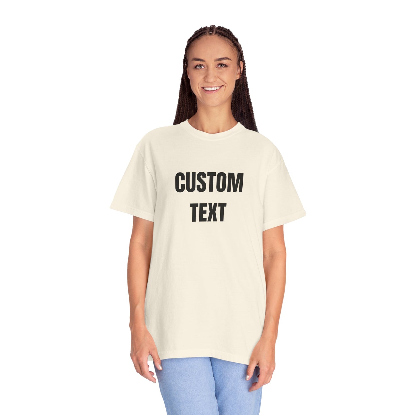 Custom Novelty T-Shirt – Unisex Garment-Dyed Cotton Tee - 14681