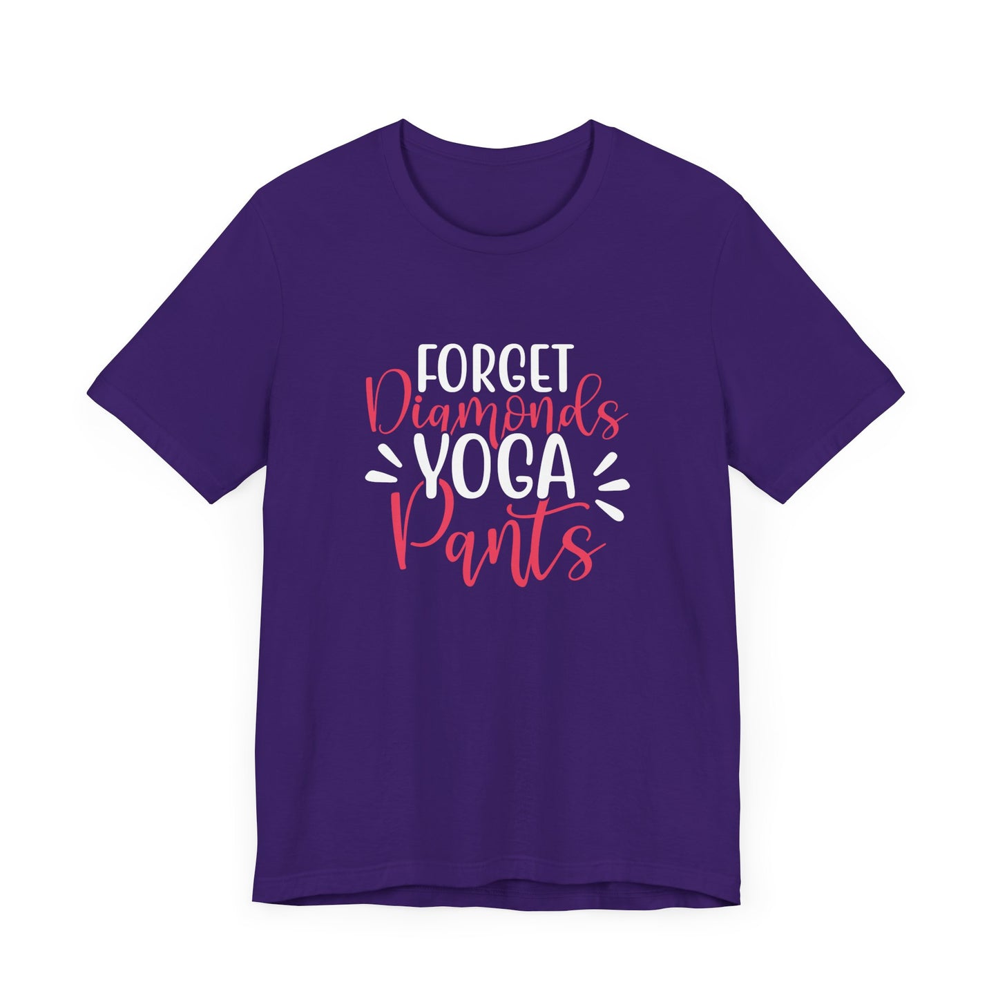 Forget Diamonds, Yoga Pants - Unisex Jersey Short Sleeve Tee - 12411
