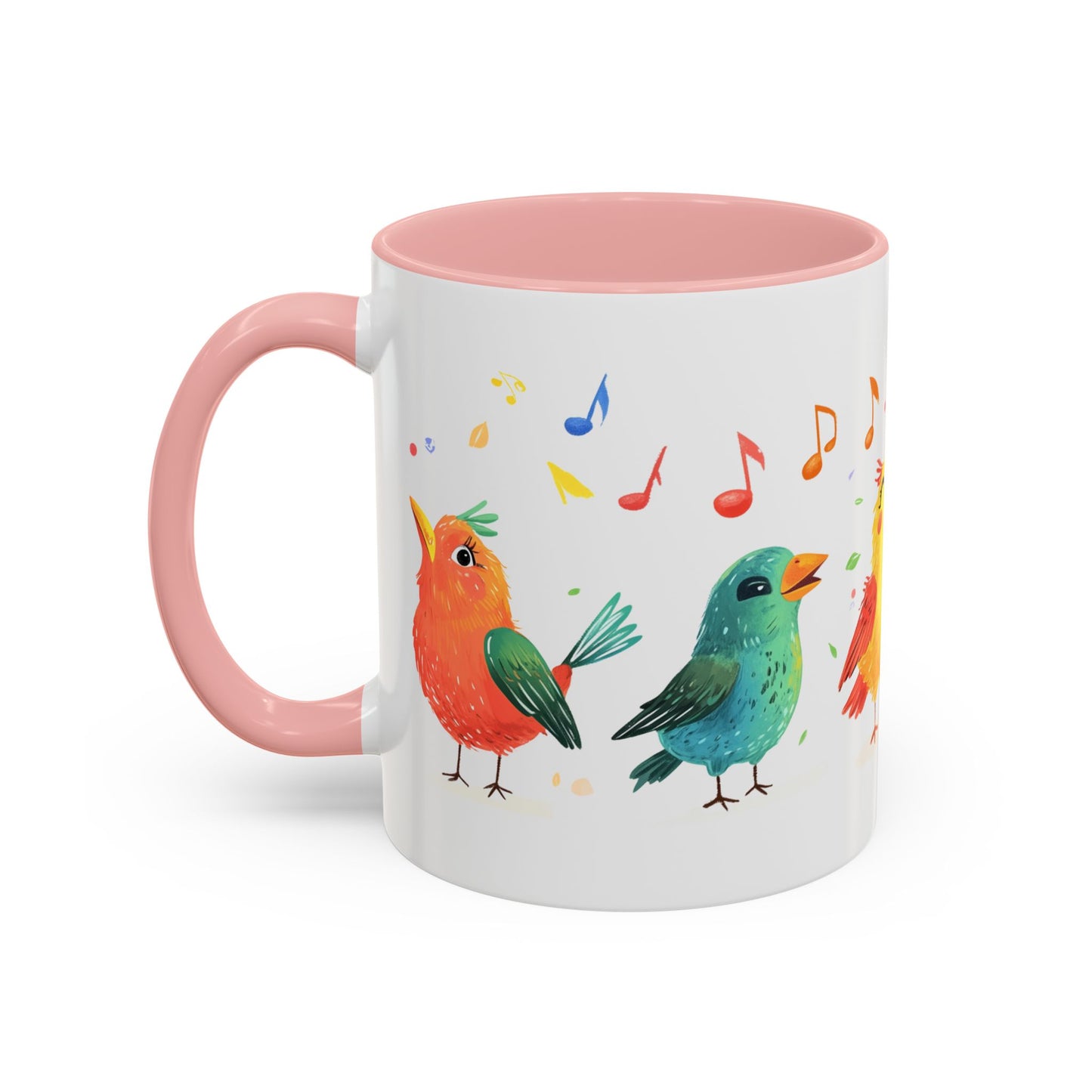 Colorful Birds - Accent Coffee Mug (11, 15oz)