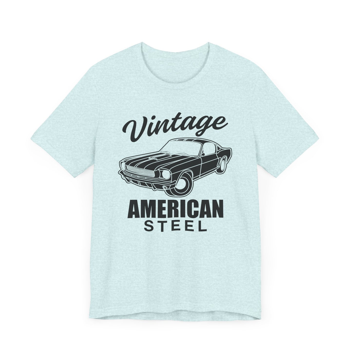Vintage American Steel - Unisex Jersey Short Sleeve Tee - 13032