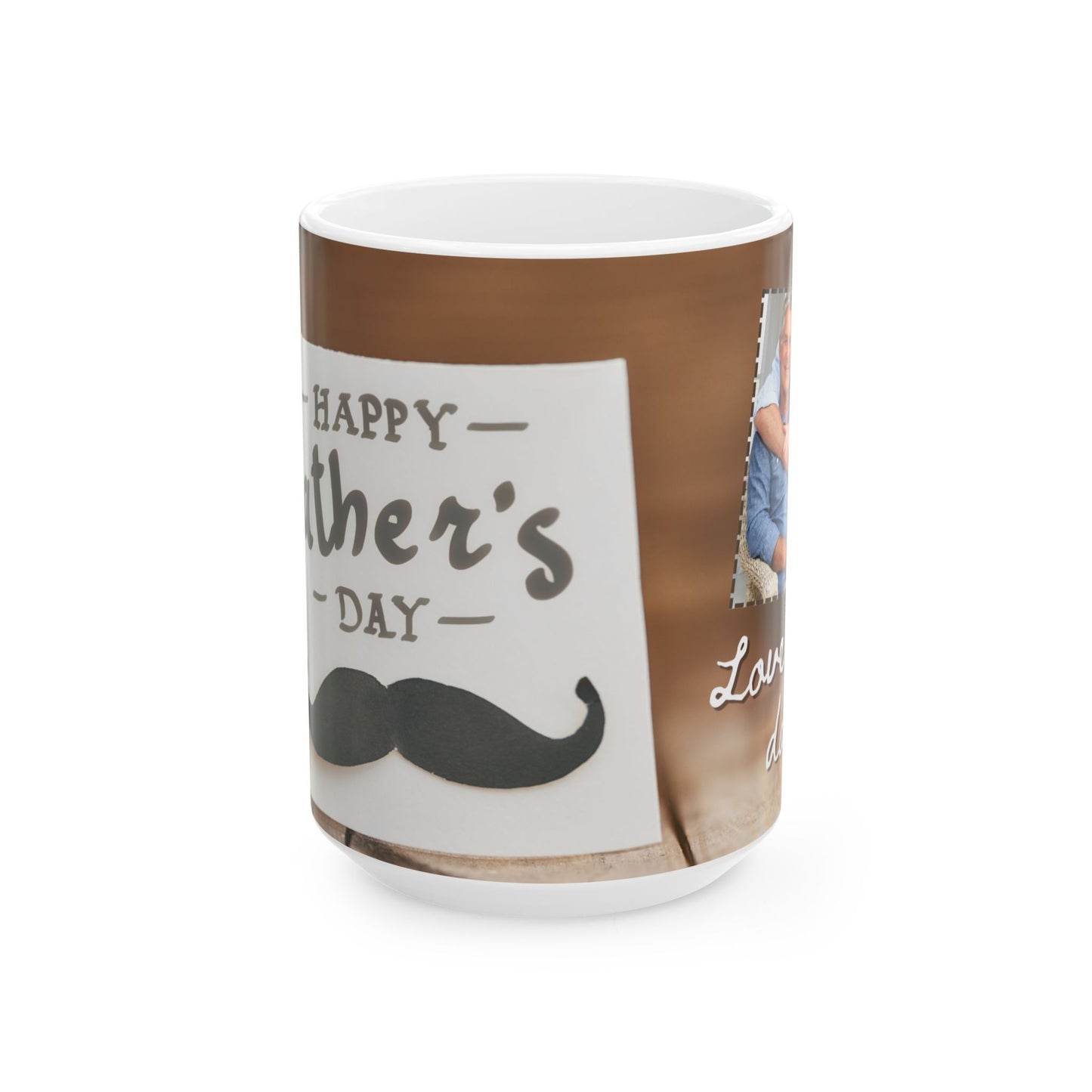 Love You Dad Ceramic Mug – Perfect Gift for Dad, Motivational Coffee Cup, Funny Mug for Father's Day - 14022