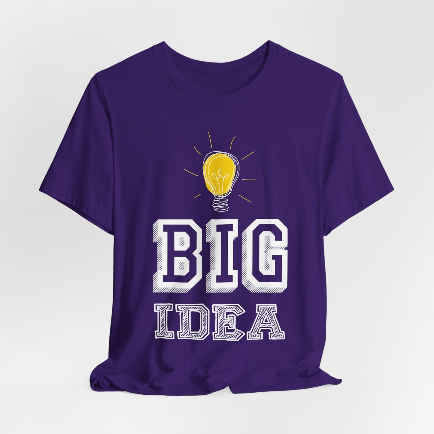 Motivational: Big Idea - Unisex Jersey Short Sleeve Tee - 12469