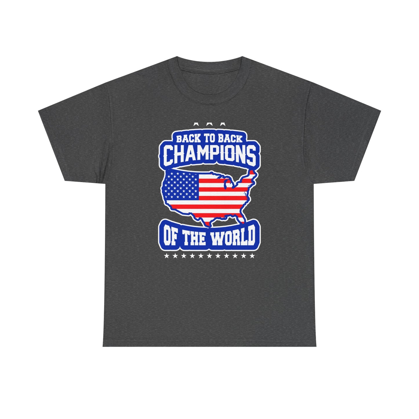Back-to-Back Champions Unisex Tee | Perfect for Sports Fans, Casual Wear, Gifts, Fourth of July, BBQ Events - 13597