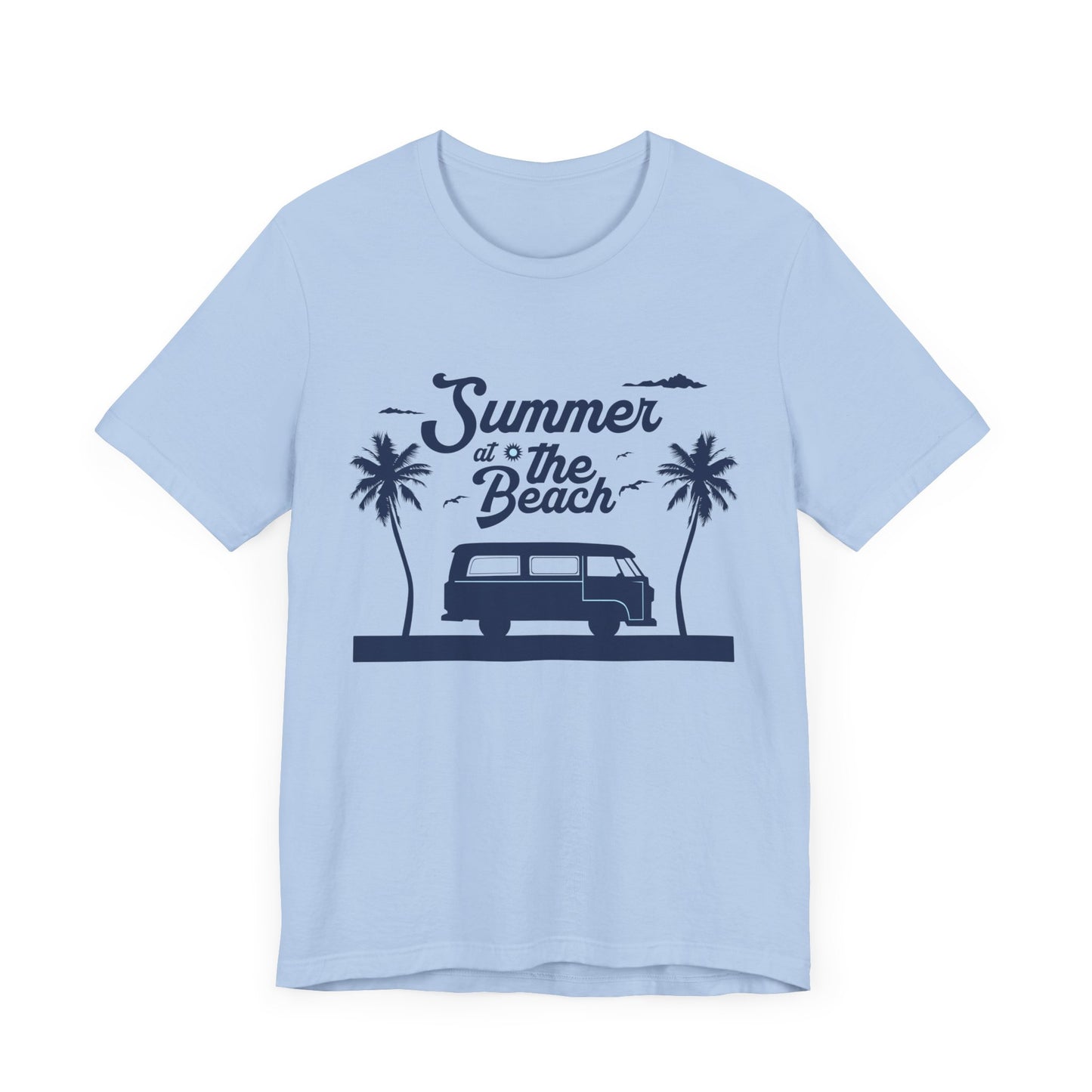 Summer At The Beach - Unisex Jersey Short Sleeve Tee