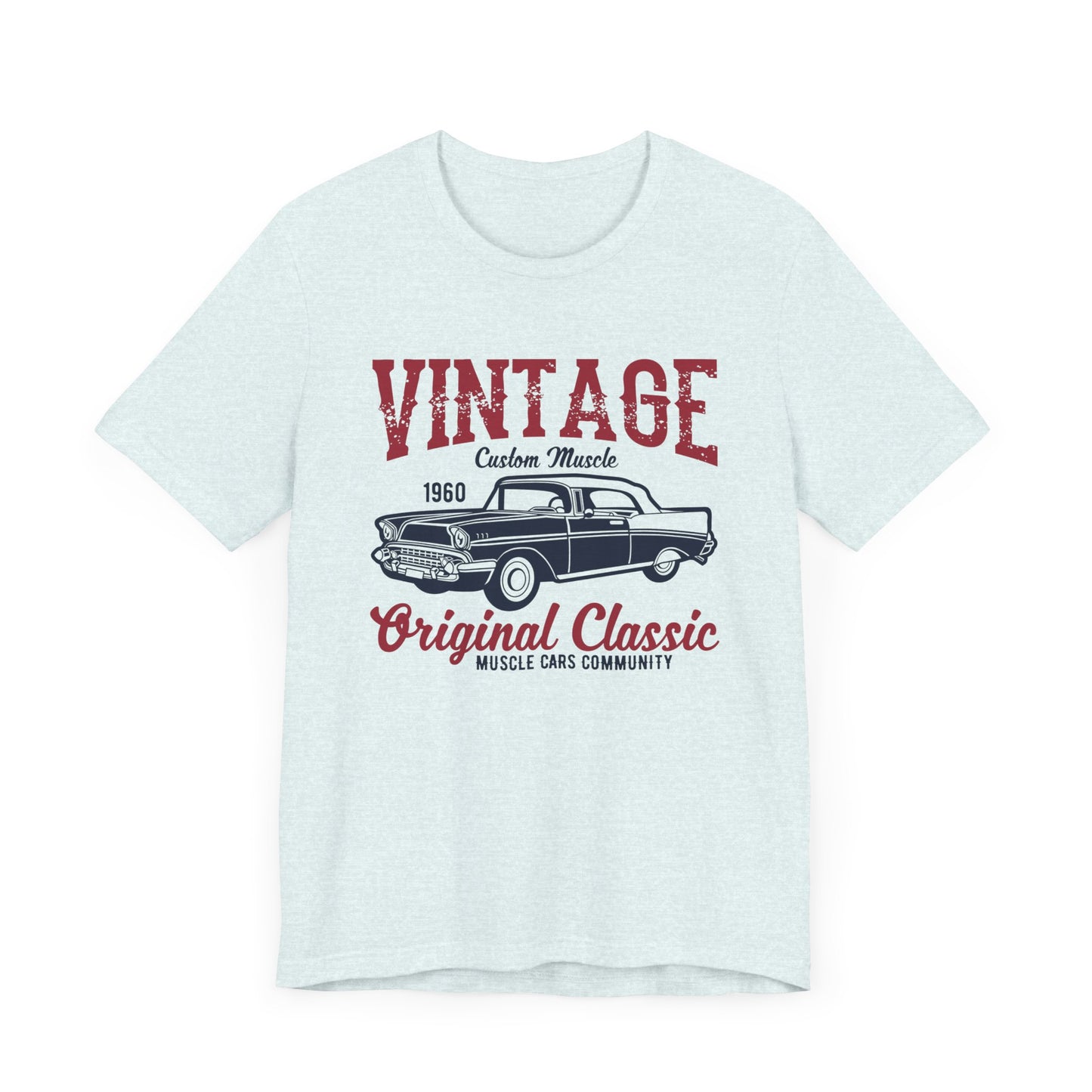 Vintage Custom Muscle, Original Classic - Unisex Jersey Short Sleeve Tee - 12612