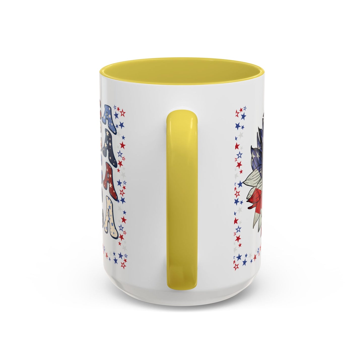 July 4, Red & Blue, Colorful Mugs, 11oz - 10590