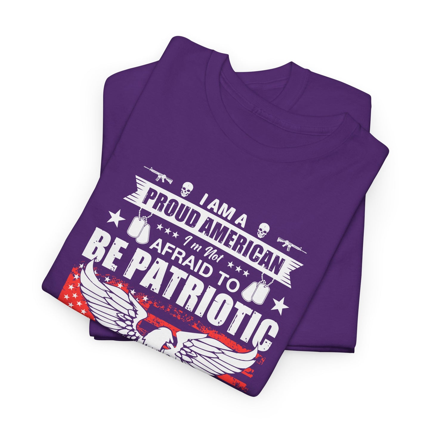 Unisex Patriotic Tee - Proud American T-Shirt, 4th of July Gift, Freedom Shirt, Memorial Day Apparel, Casual Wear - 13789