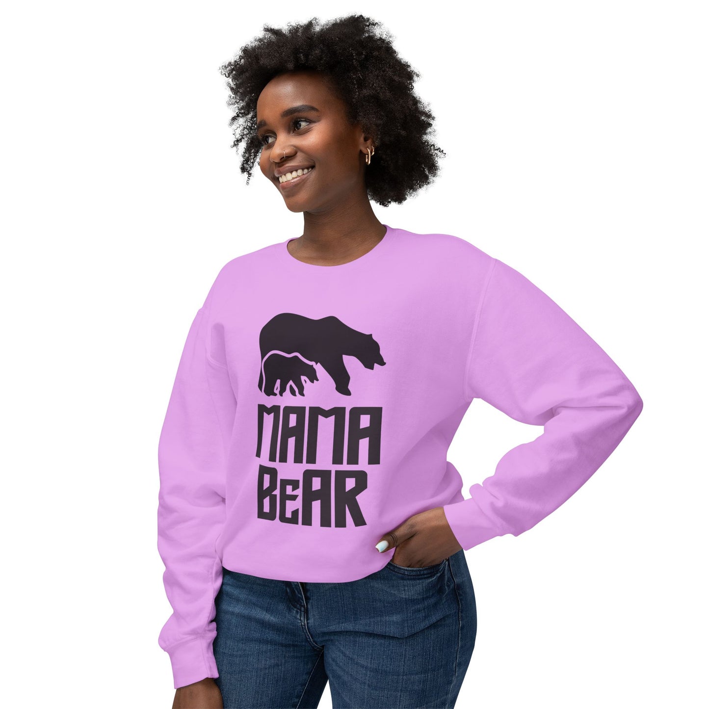 Mama Bear - Unisex Lightweight Crewneck Sweatshirt - 11666