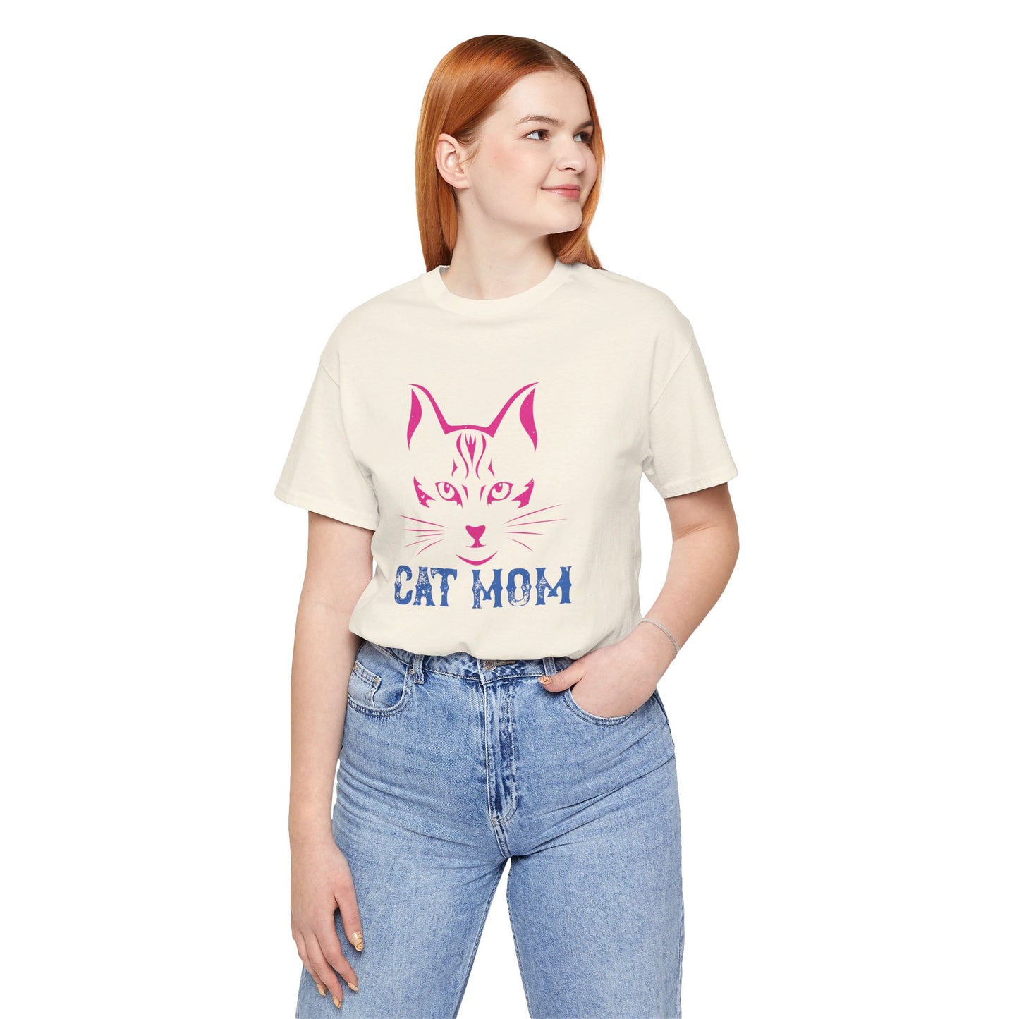 Cat Mom - Unisex Jersey Short Sleeve Tee