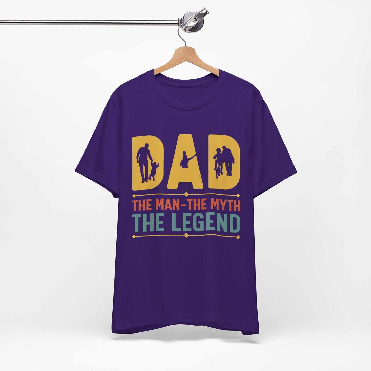 Dad, The Man, The Myth, The Legend - Unisex Jersey Short Sleeve Tee - 13728