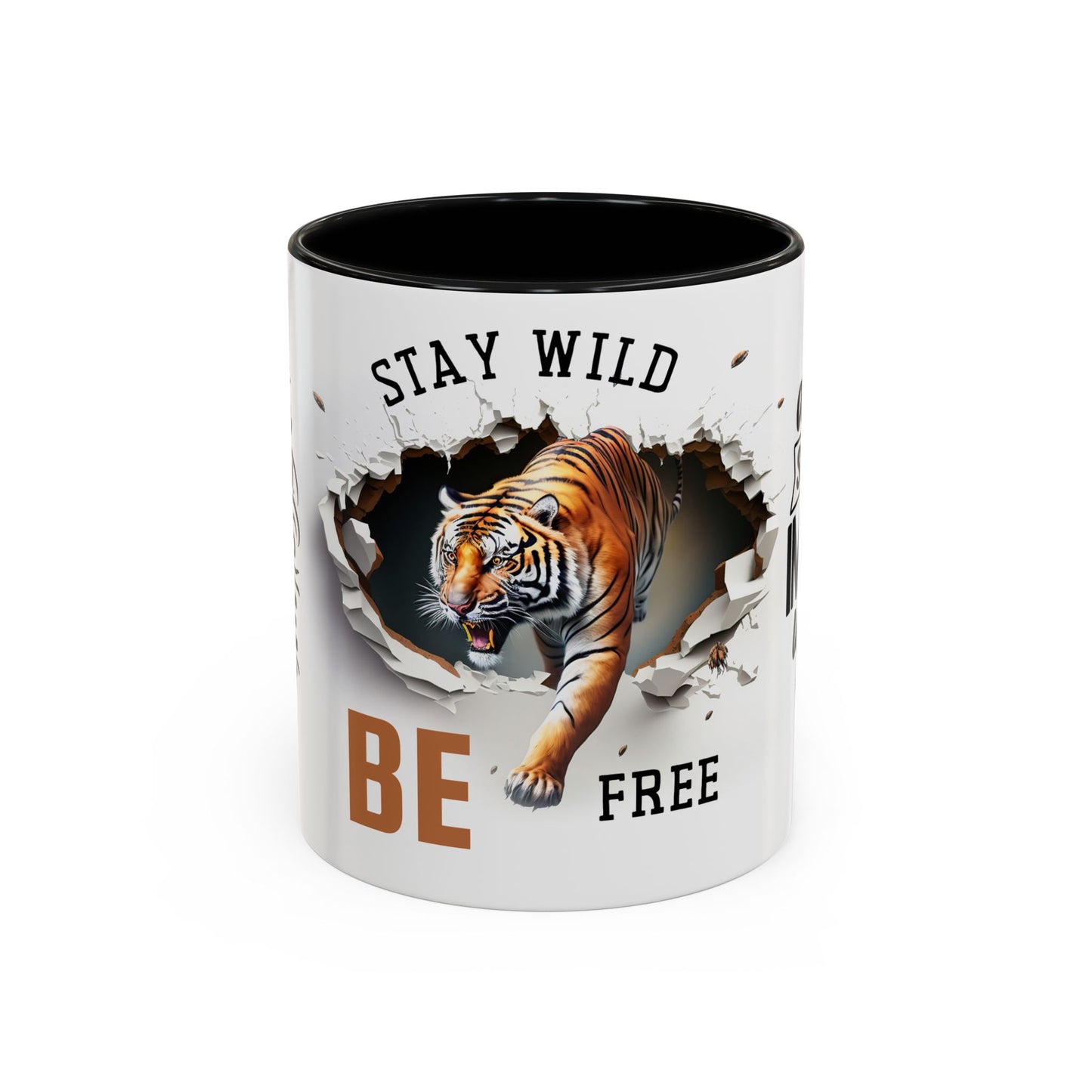 Stay Wild, Be Free - Accent Coffee Mug (11, 15oz)