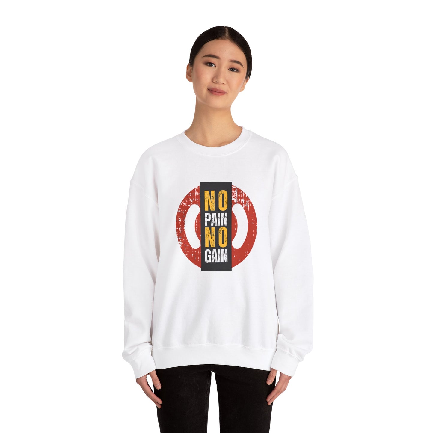 No Pain No Gain - Unisex Heavy Blend™ Crewneck Sweatshirt - 10851