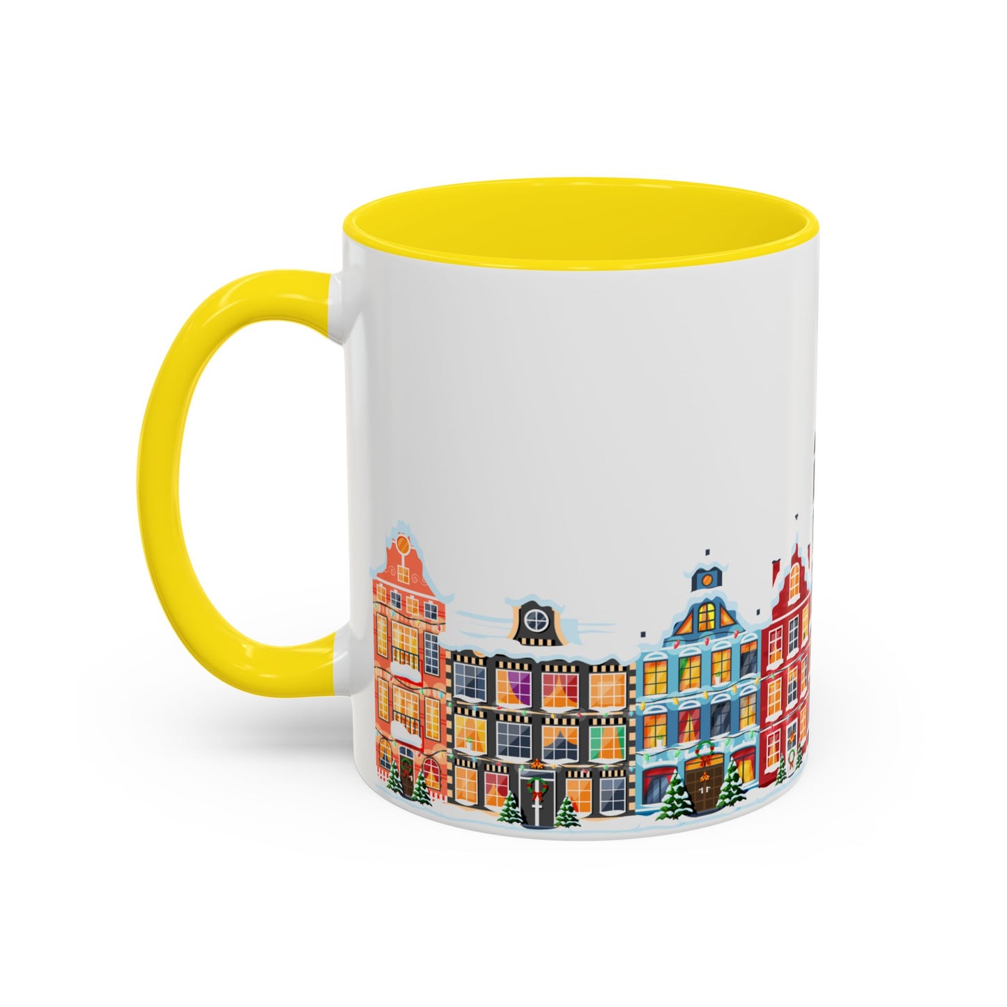 Christmas Houses - Accent Coffee Mug (11, 15oz) - 10438