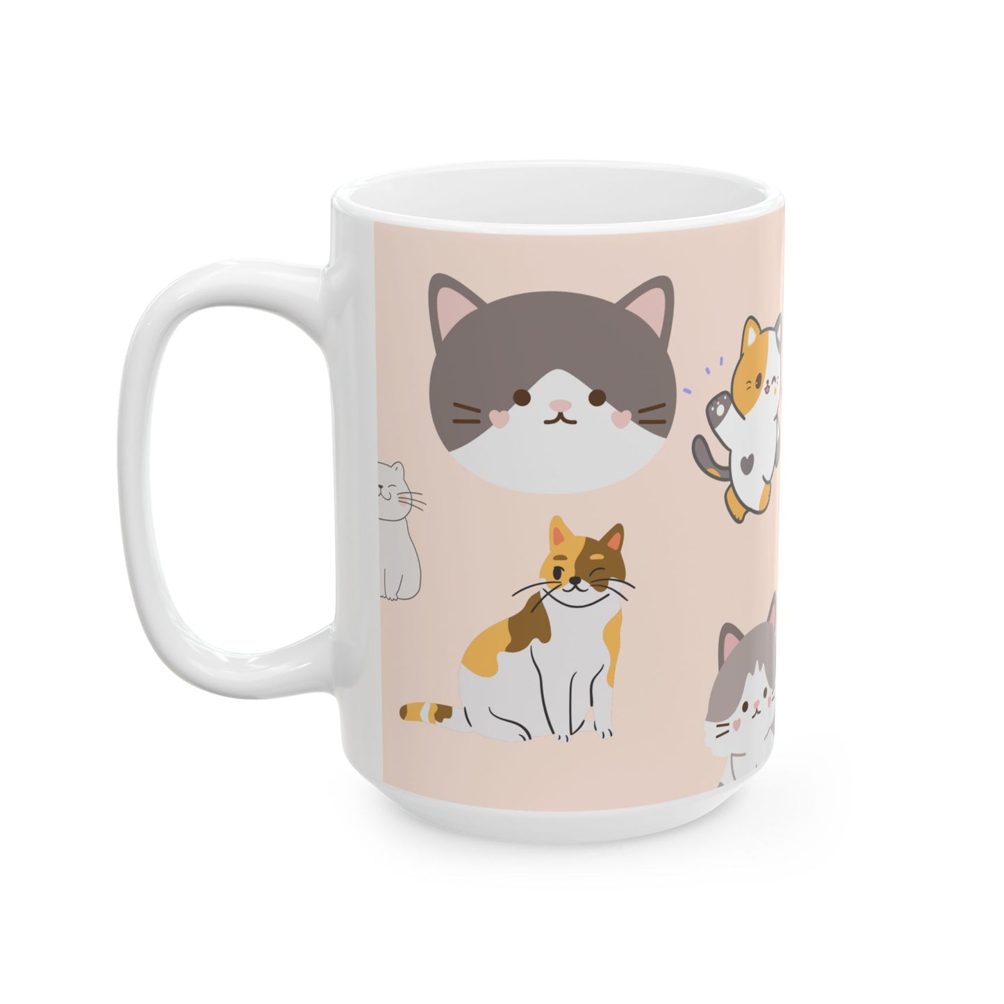 Cute Cats - Ceramic Mug, (11oz, 15oz) - 10903