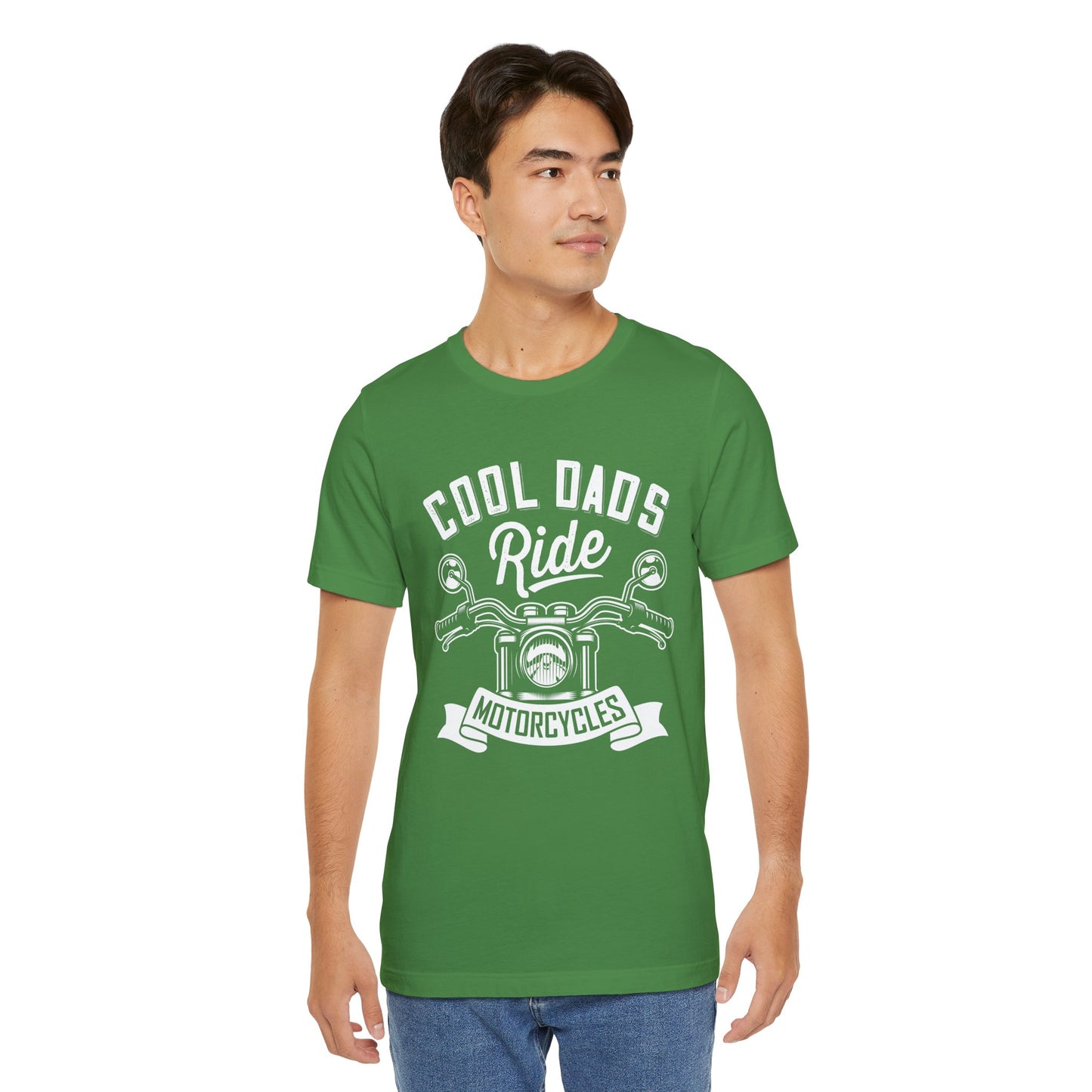 Cool Dads Ride Motorcycles - Unisex Jersey Short Sleeve Tee